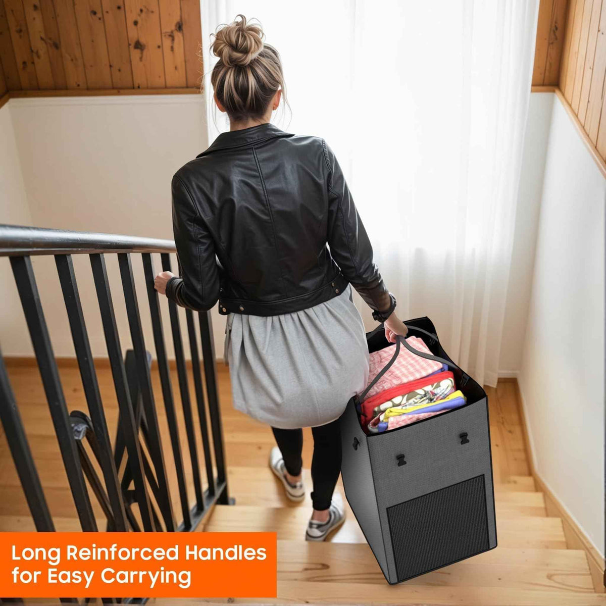 Laundry Hamper with Wheels (99.68 Ounce)