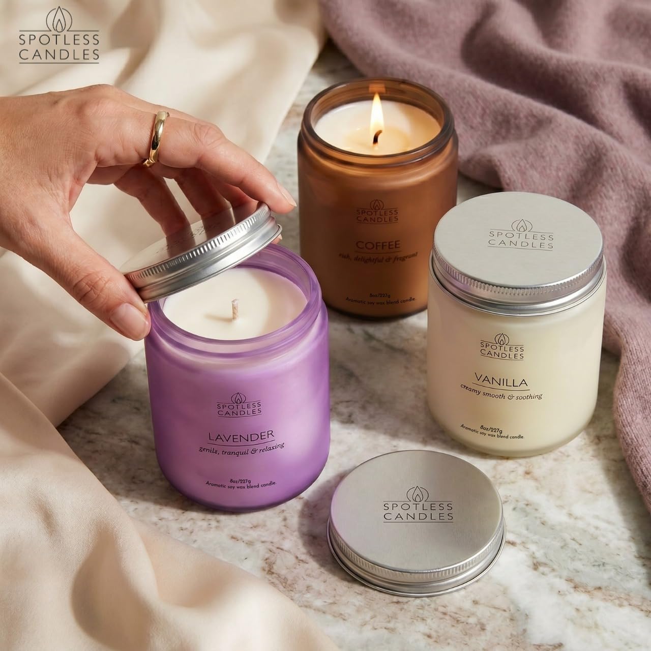 Aromatic Candles Three Pack (3 Count)