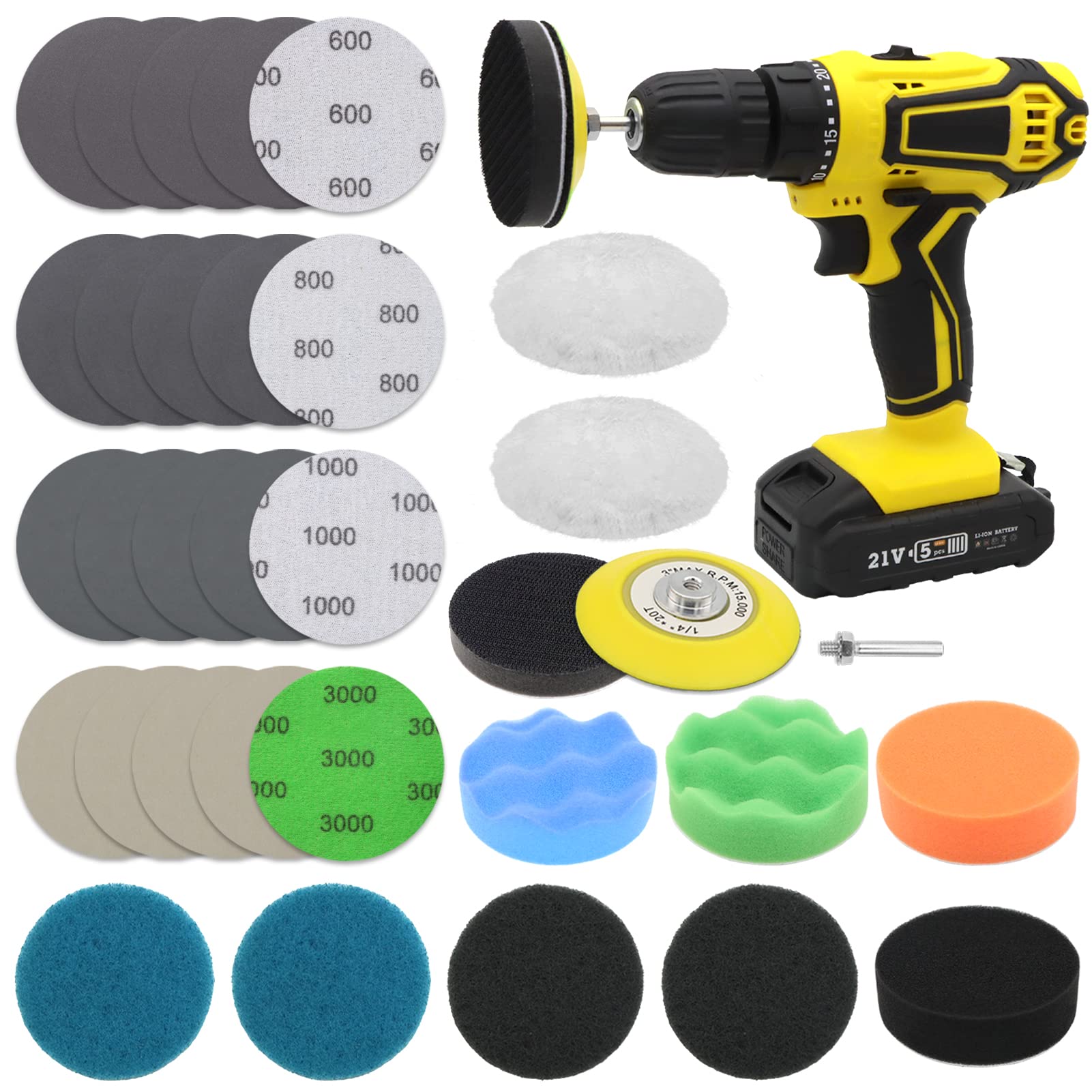 32PCS Headlight Restoration Kit