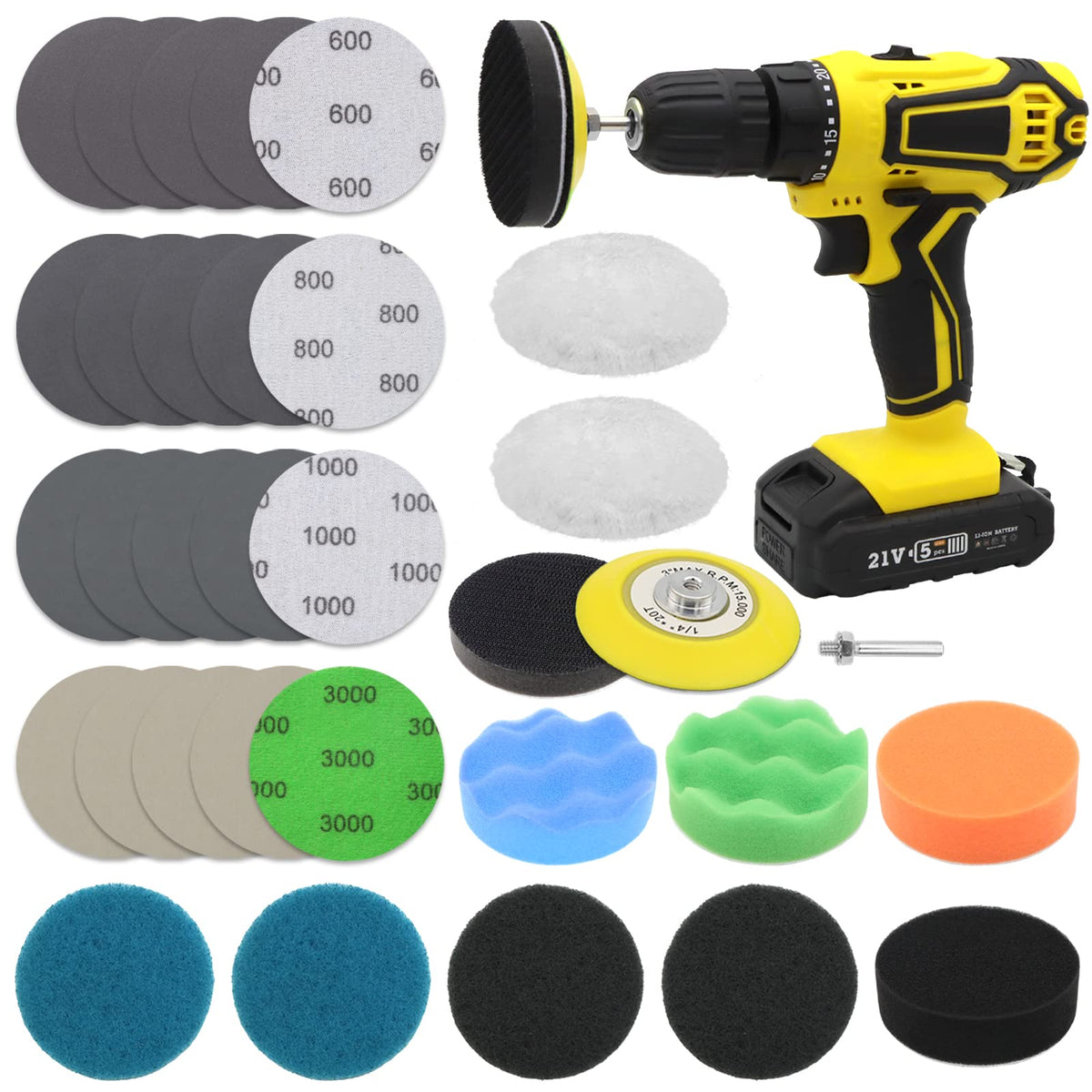 32PCS Headlight Restoration Kit