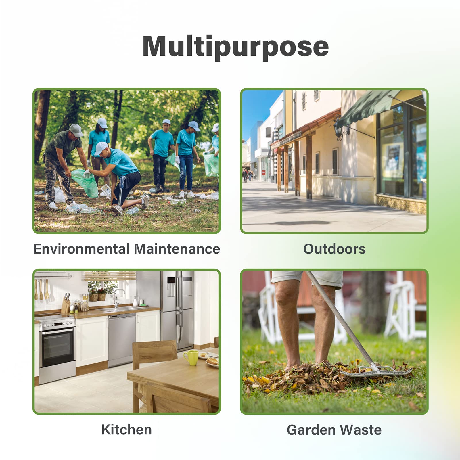 Compost Bags 8 Gallons 30Liter Extra Thick 0.87 Mils Food scrap waste bags with US BPI ASTM D6400 and Europe OK Compost Home Certified (30 Count)