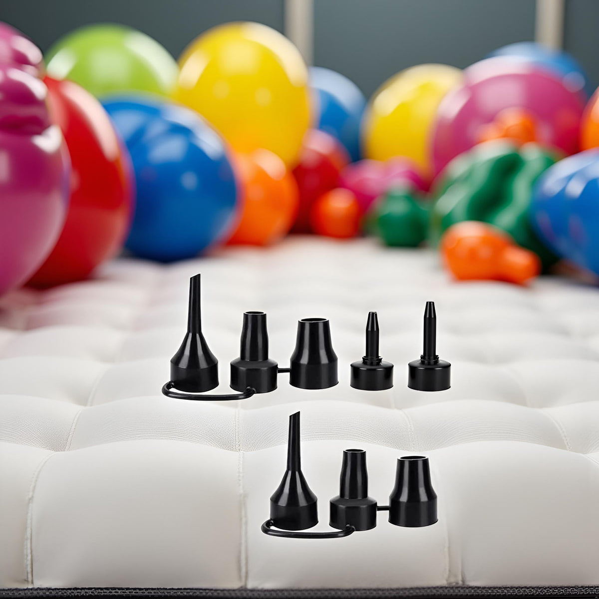 2pcs 3 Sizes Inflatable Pump Nozzles Head