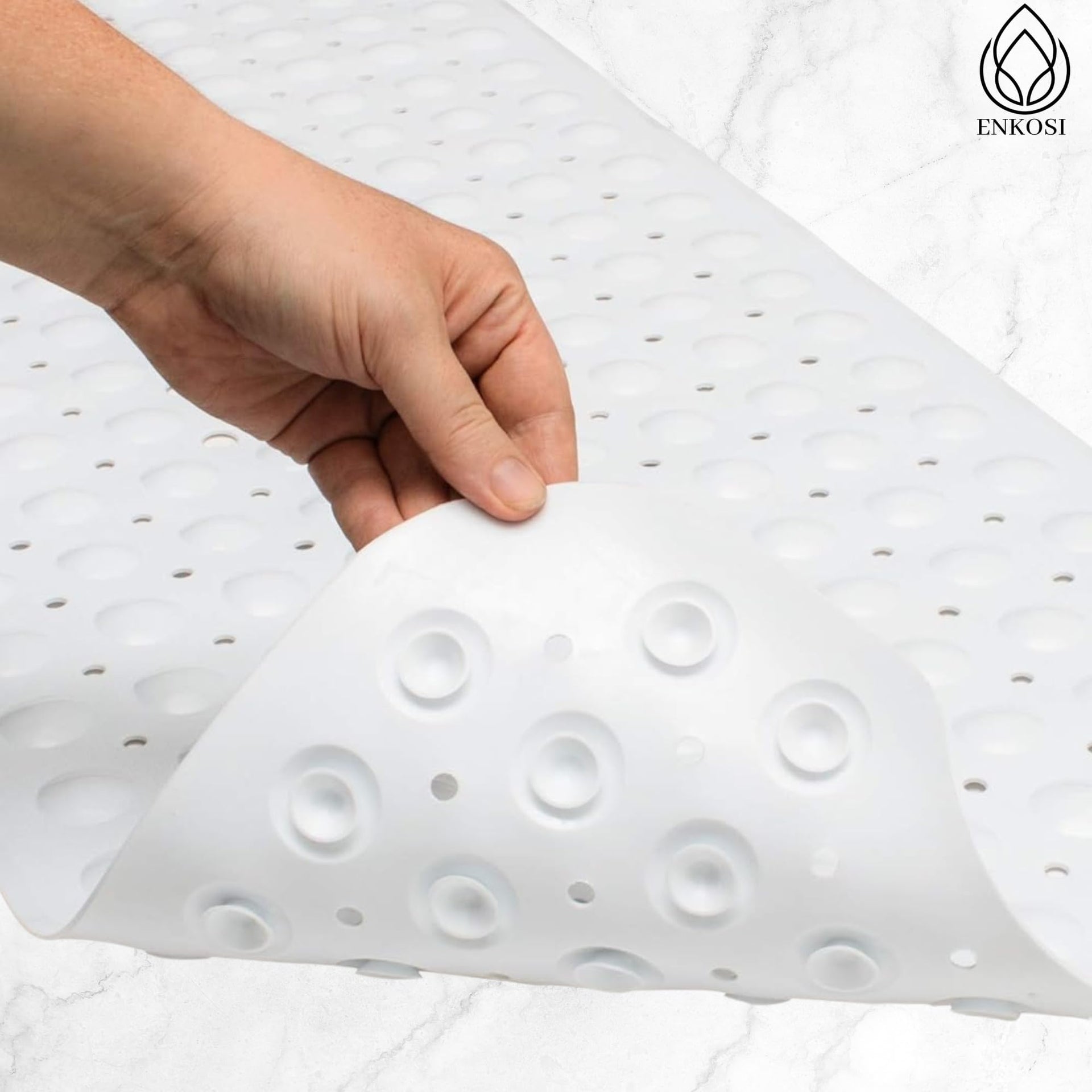 Non Slip Bath & Shower Mat 40x16 Extra Long