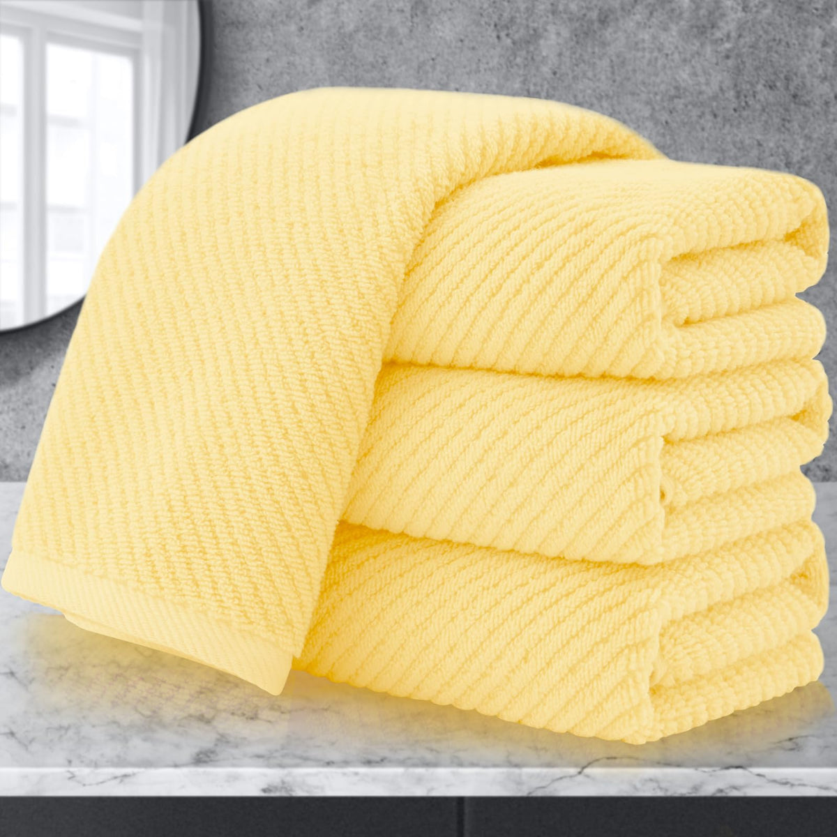 Bathroom Hand Towels 4PC (4 Count)