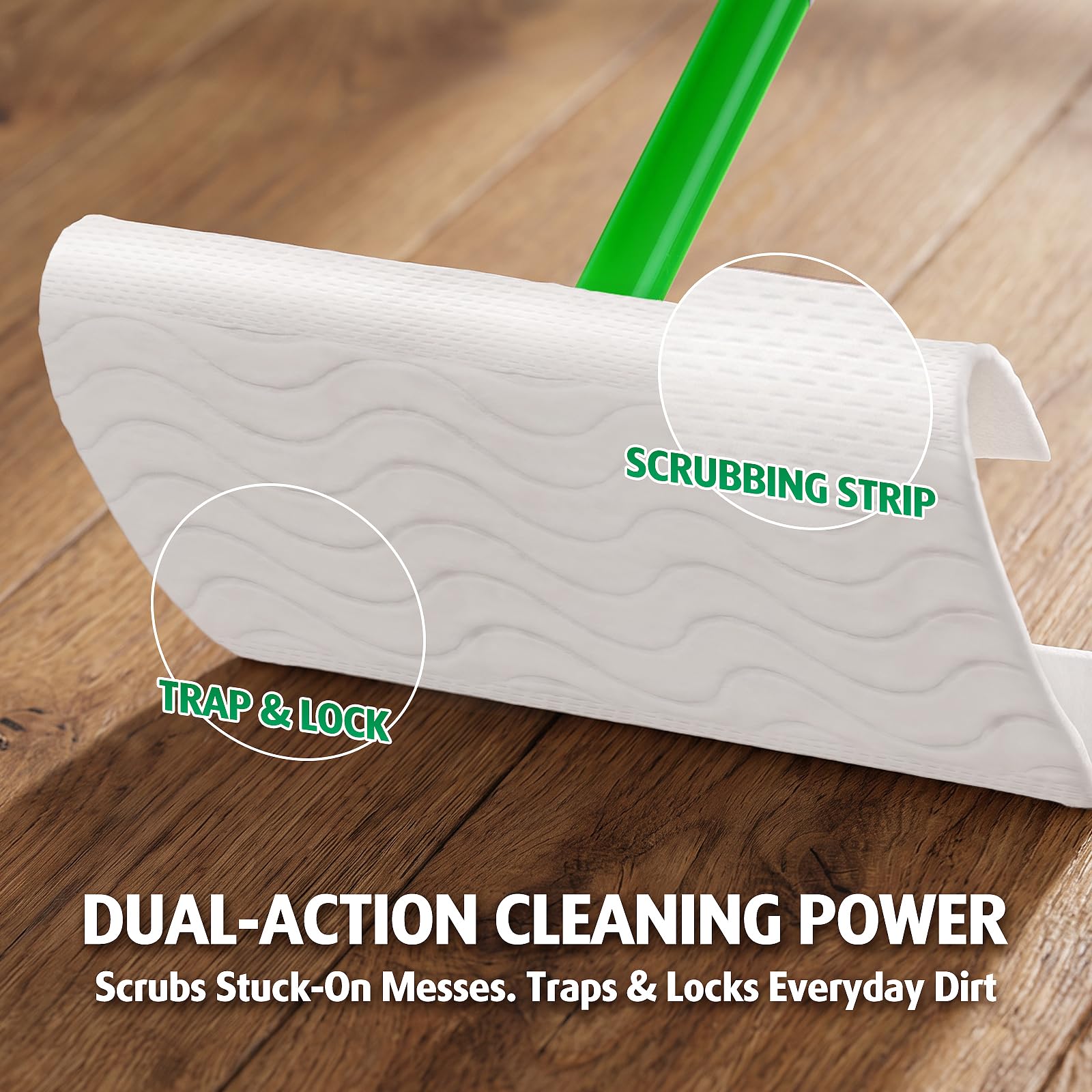 Wet Pads Refill for Swiffer Sweeper Wet Mopping Cloth (30 Count)