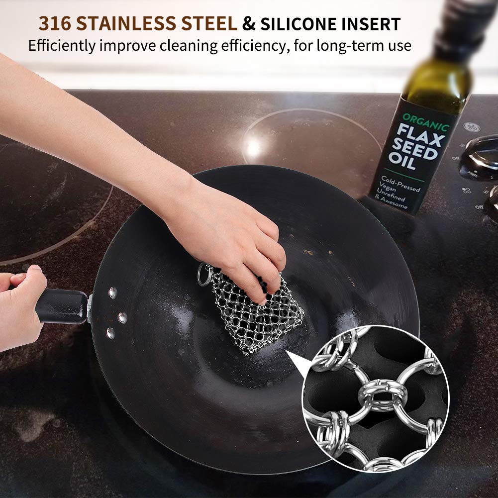 316L Cast Iron Scrubber Cleaner (4.762 Ounce)