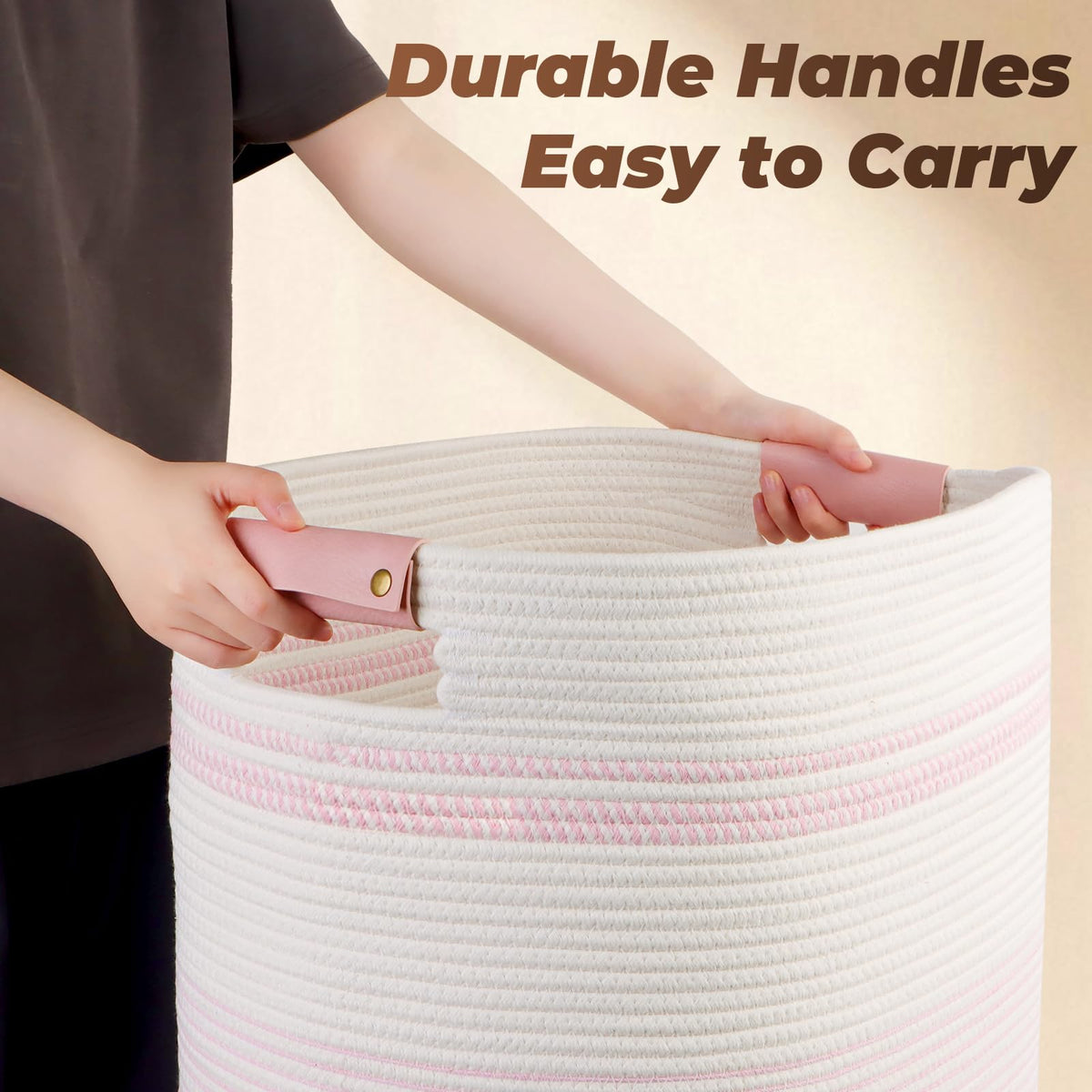 Laundry Basket with Handles