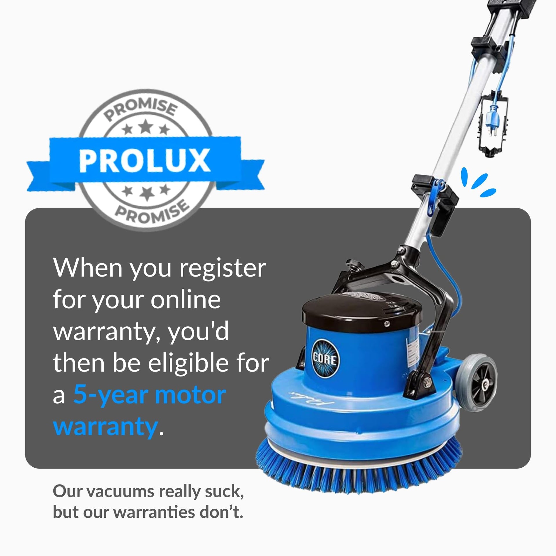 Core Heavy Duty Single Pad Commercial Polisher