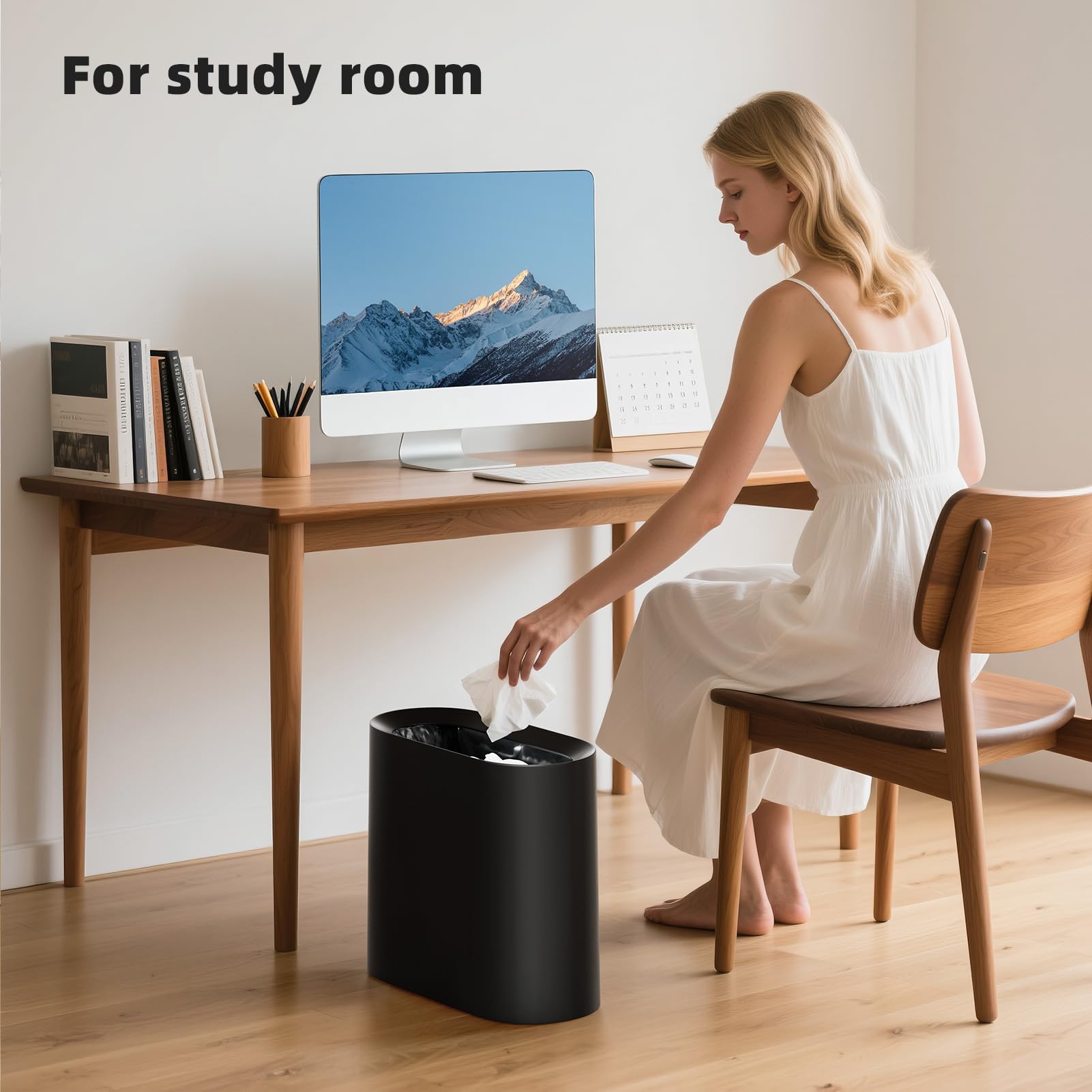 2.3 Gal Bathroom Trash Can