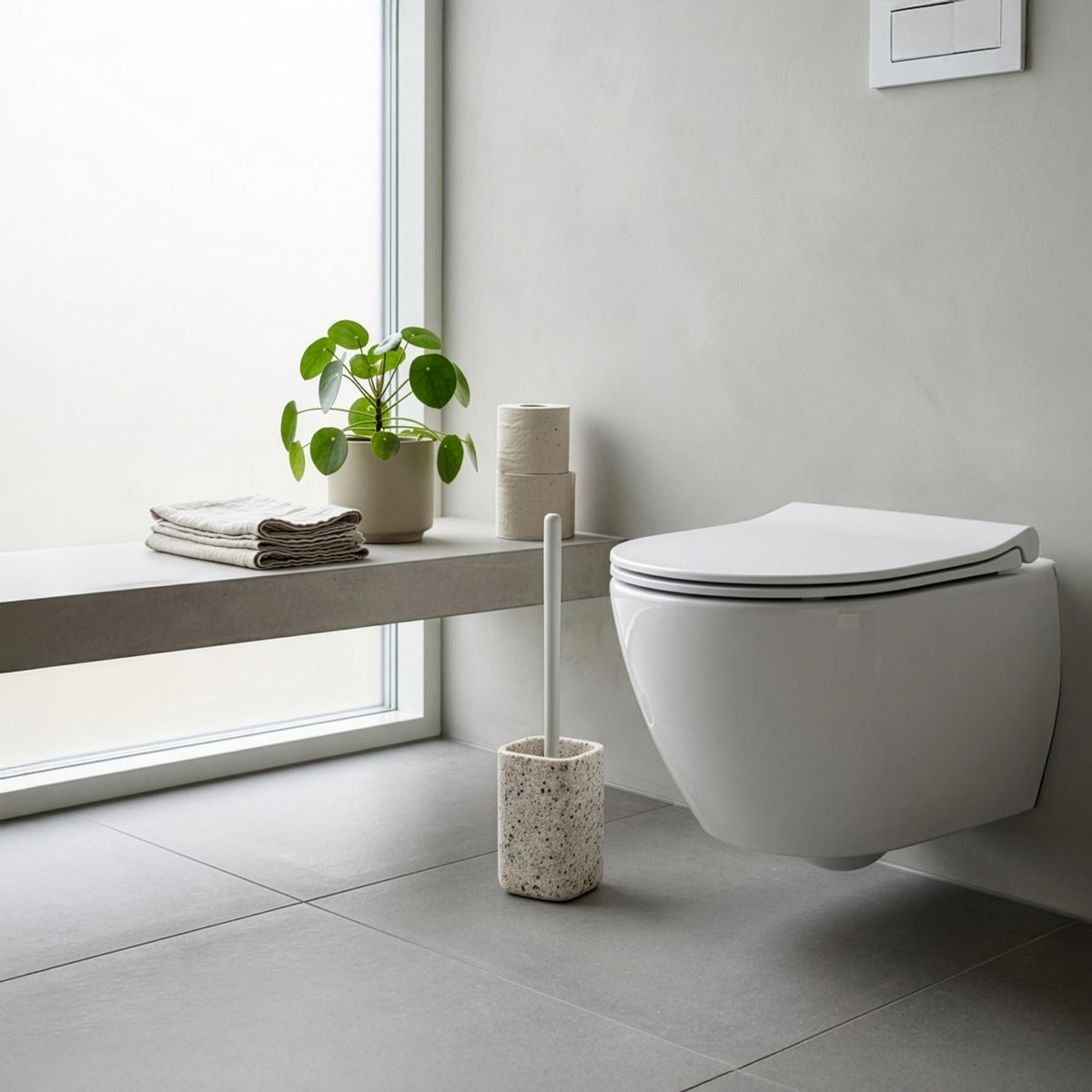 Zense Toilet Brush and Holder Set