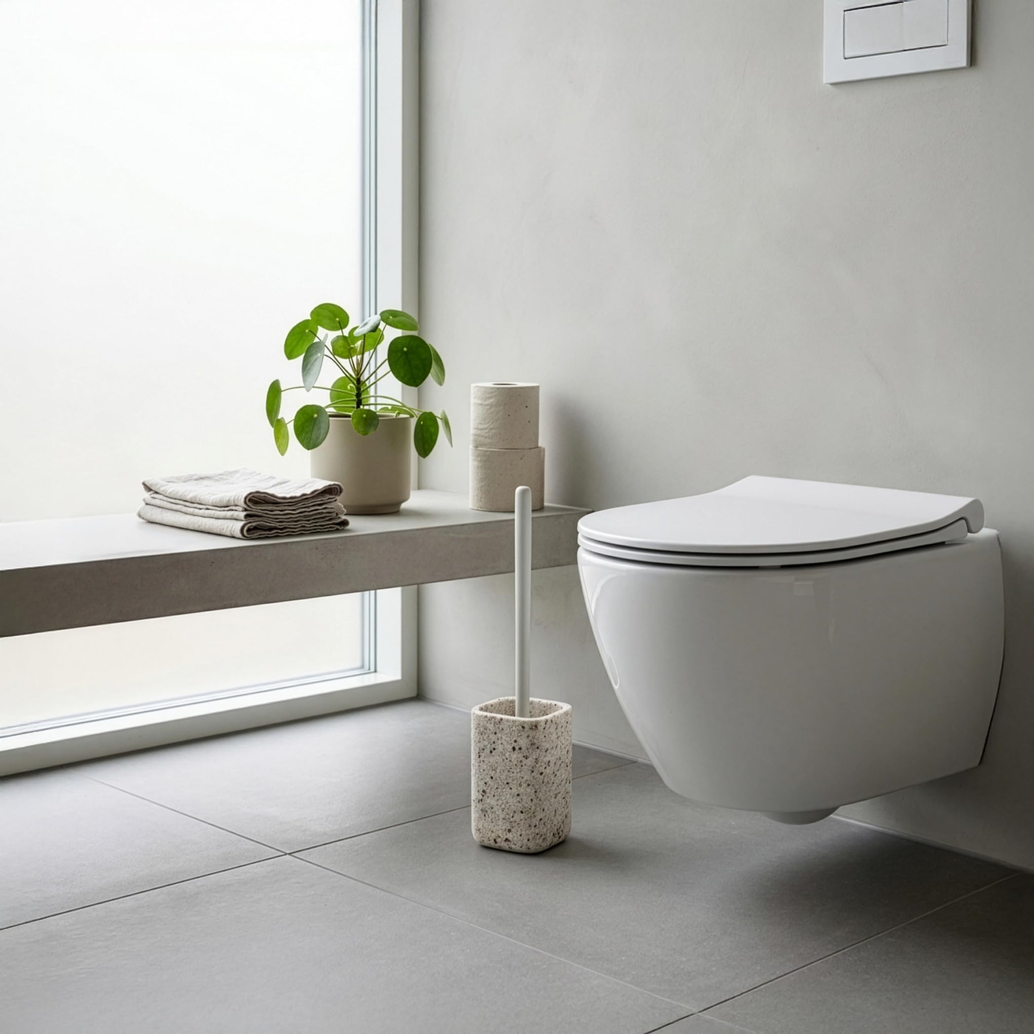 Zense Toilet Brush and Holder Set