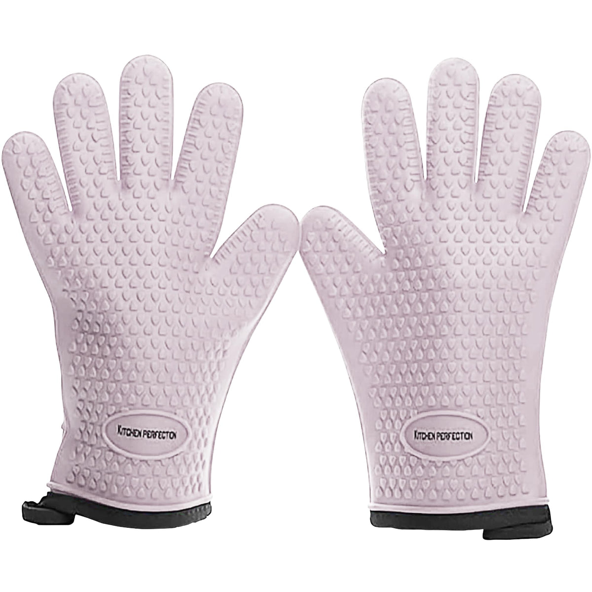 XL Silicone Smoker BBQ Gloves Heat Resistant Oven Mitts (2 Count)