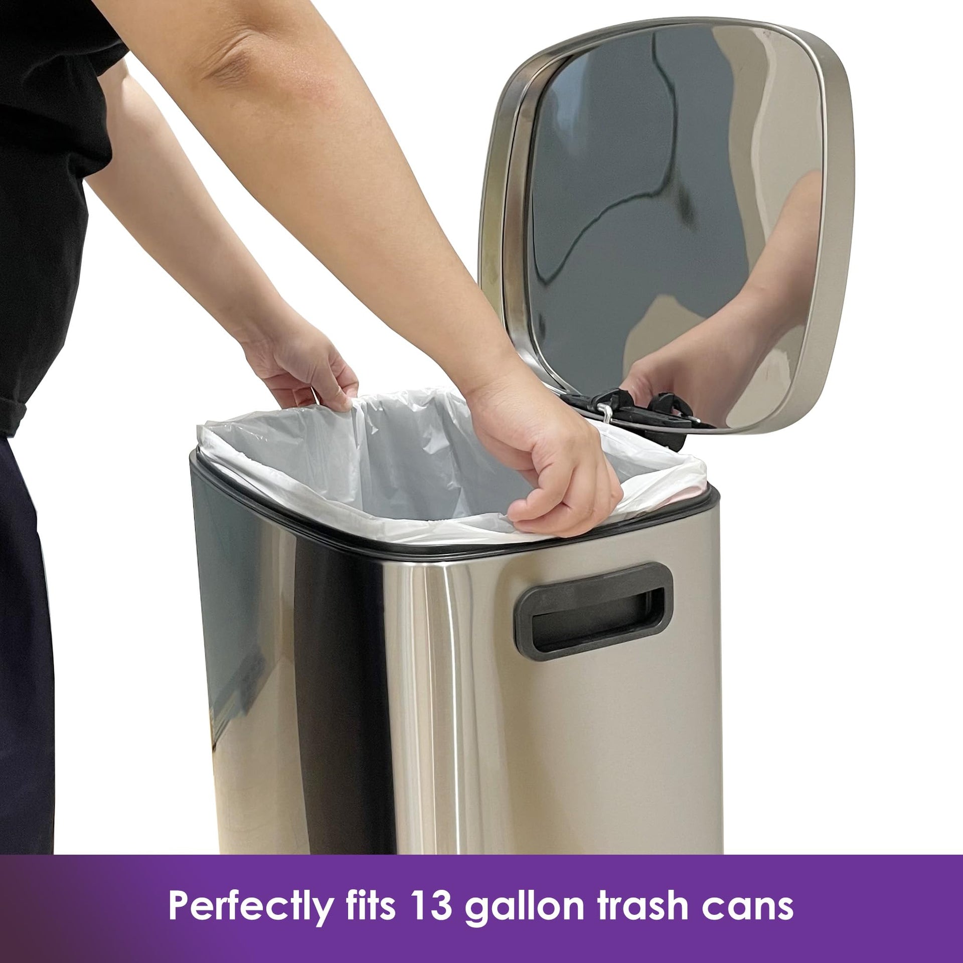 13 Gallon Tall Kitchen Trash Bags (200 Count)