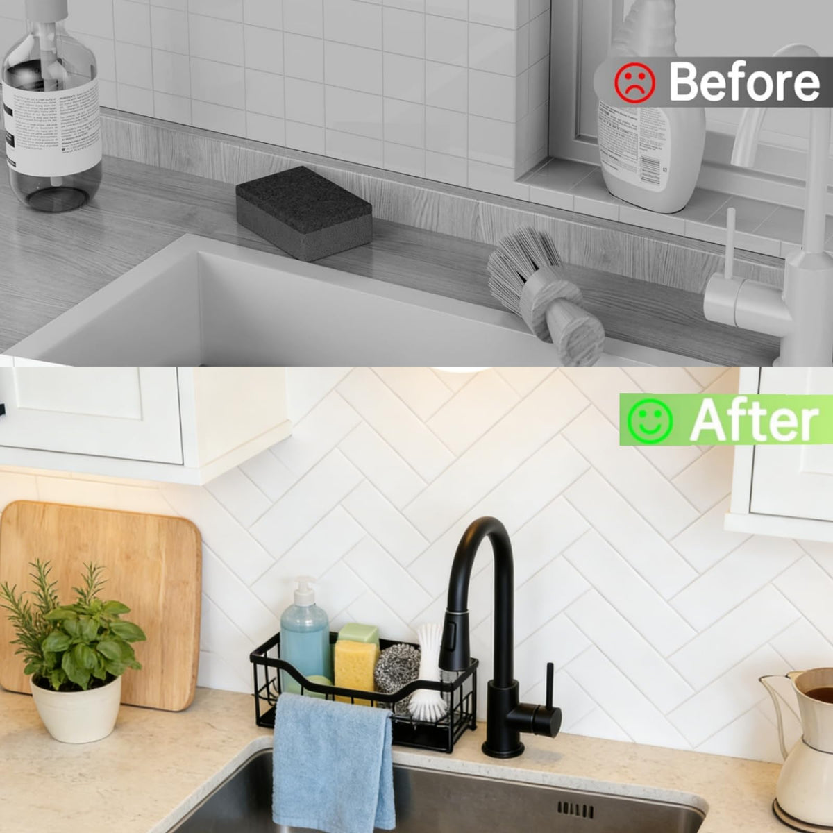 Sponge Holder for Kitchen Sink