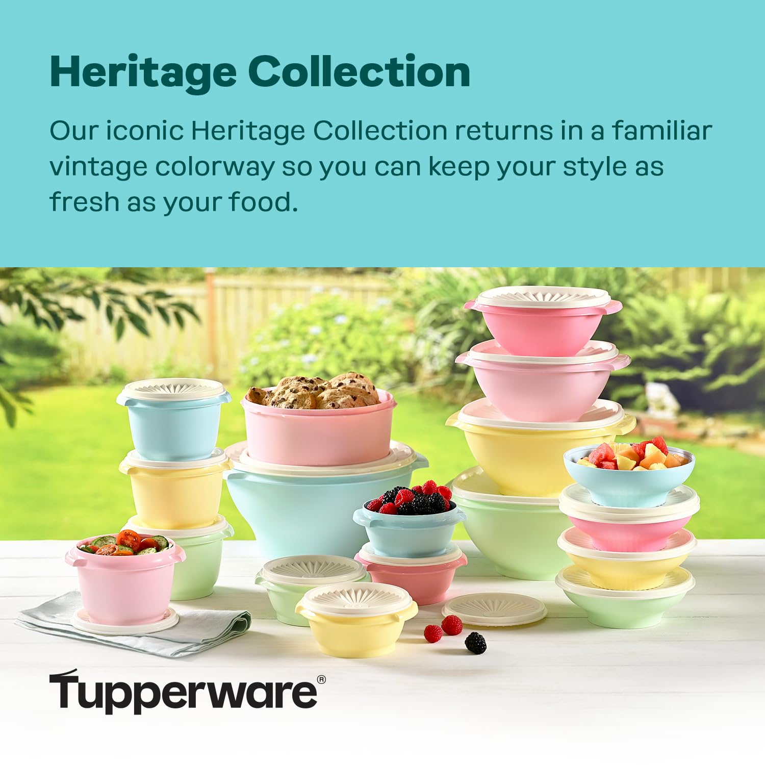 Heritage 36 Piece Vintage Pastel Set
