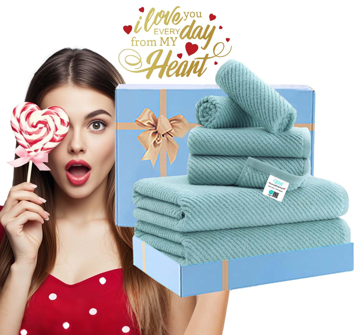6PC Towel Set (6 Count)