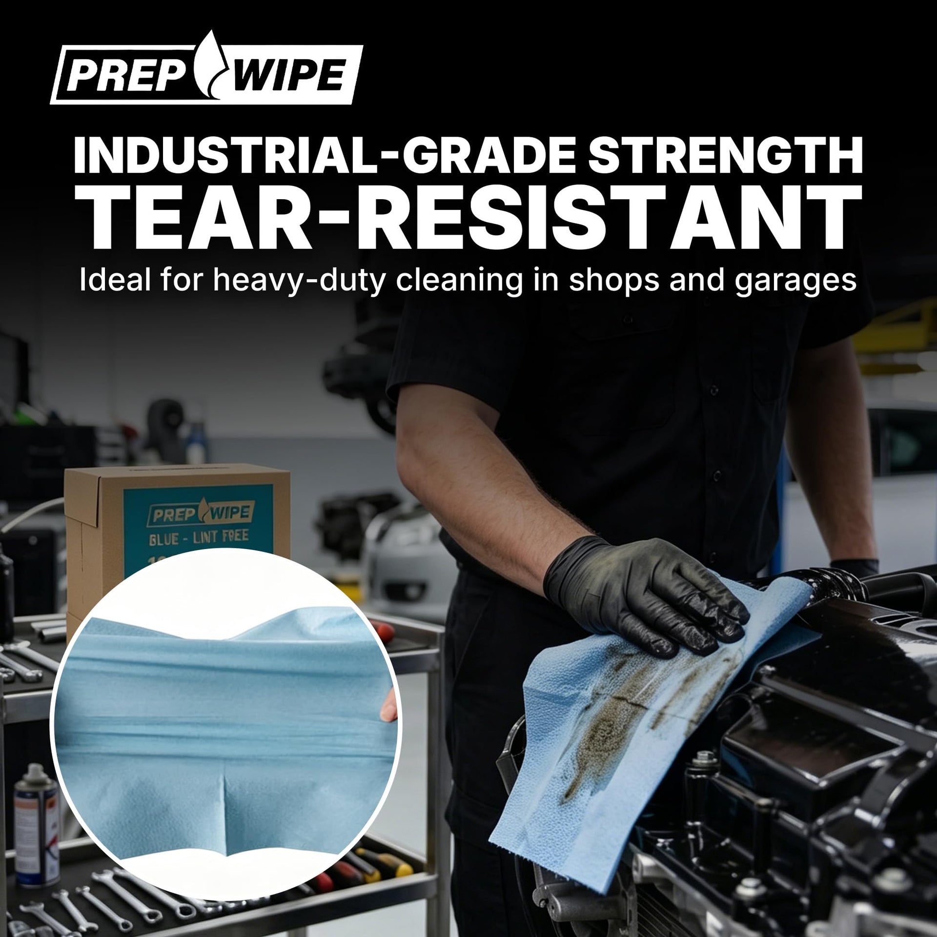 Prep Wipe Lint (300 Count)
