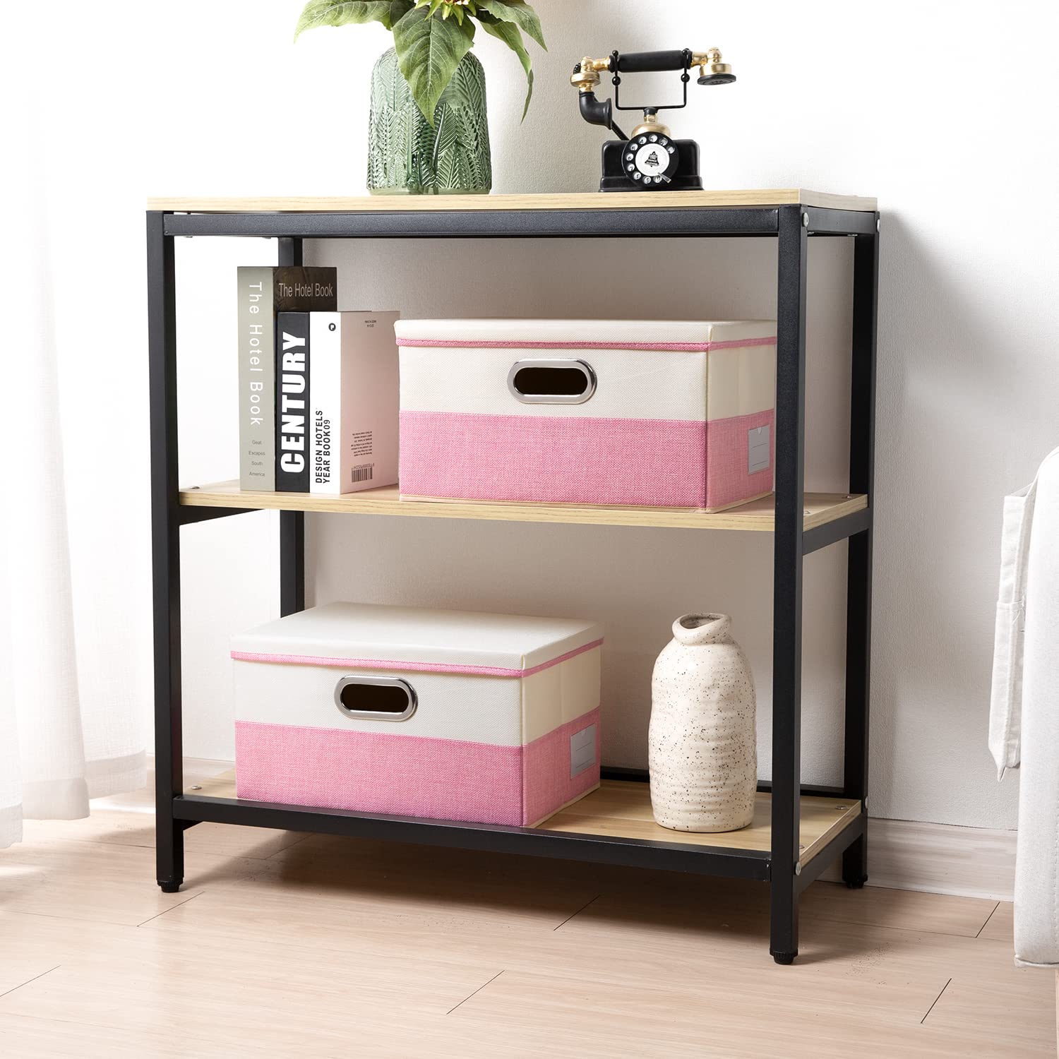 Collapsible Storage Bin with Lid [3 (3 Count)