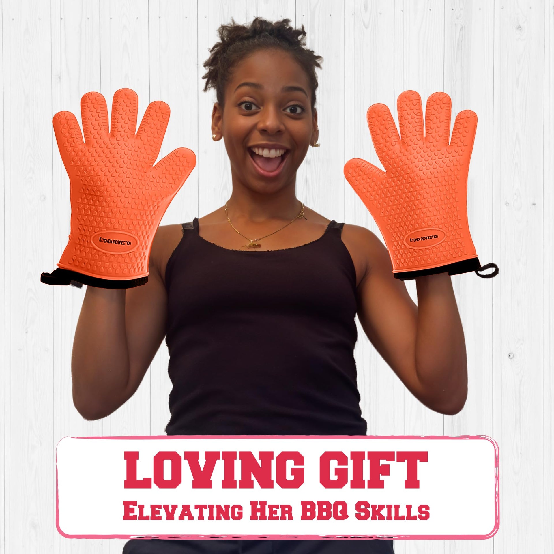 S Silicone Smoker BBQ Gloves