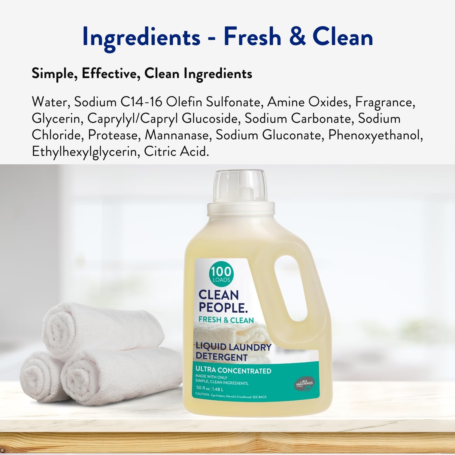 Liquid Laundry Detergent (50 Fl Oz)