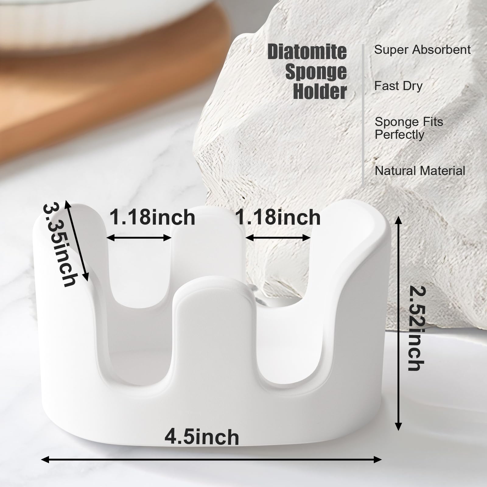 2 Pack Double Sponge Holder (2 Count)