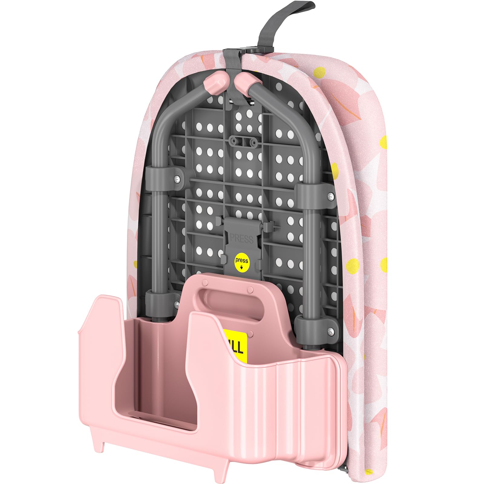 Small Ironing Board with Iron Holder Compact Tabletop Iron Board