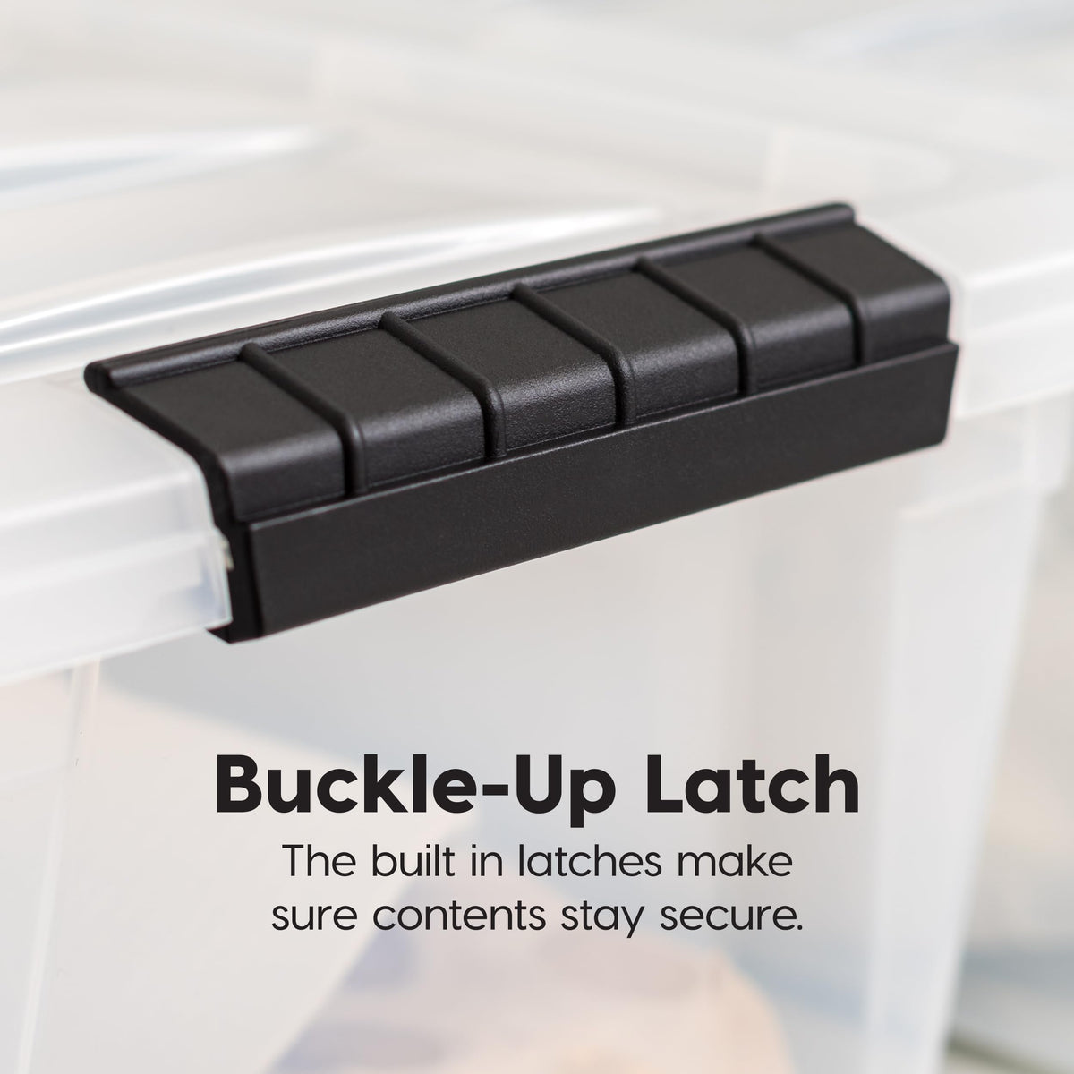 10 Pack 6 Quart Storage Bins with Lids (10 Count)