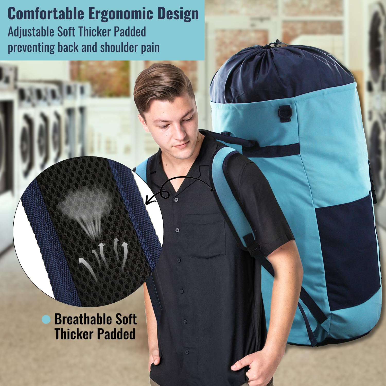 Laundry Bag Backpack