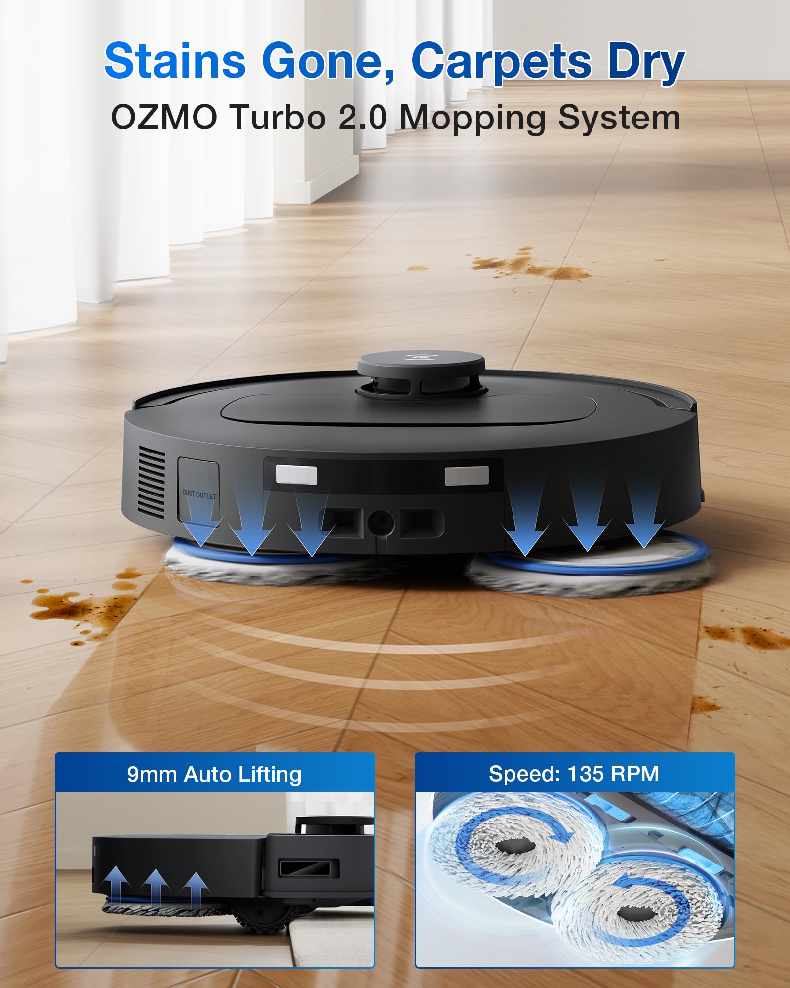 DEEBOT T30C Robot Vacuum and Mop