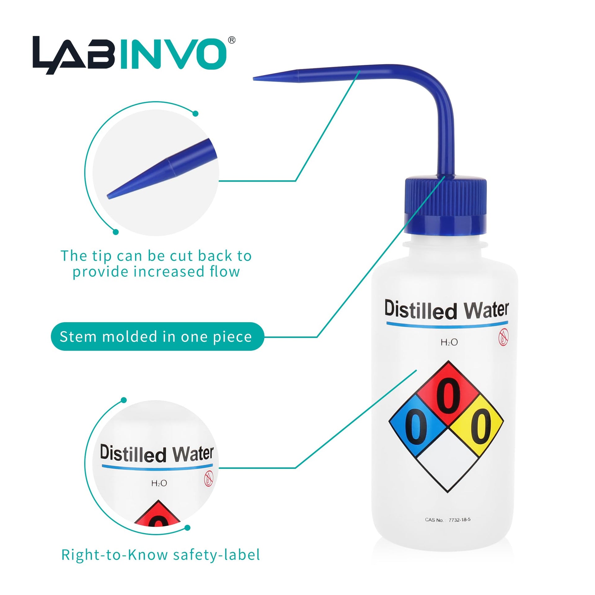 Distilled Water Wash Bottles
