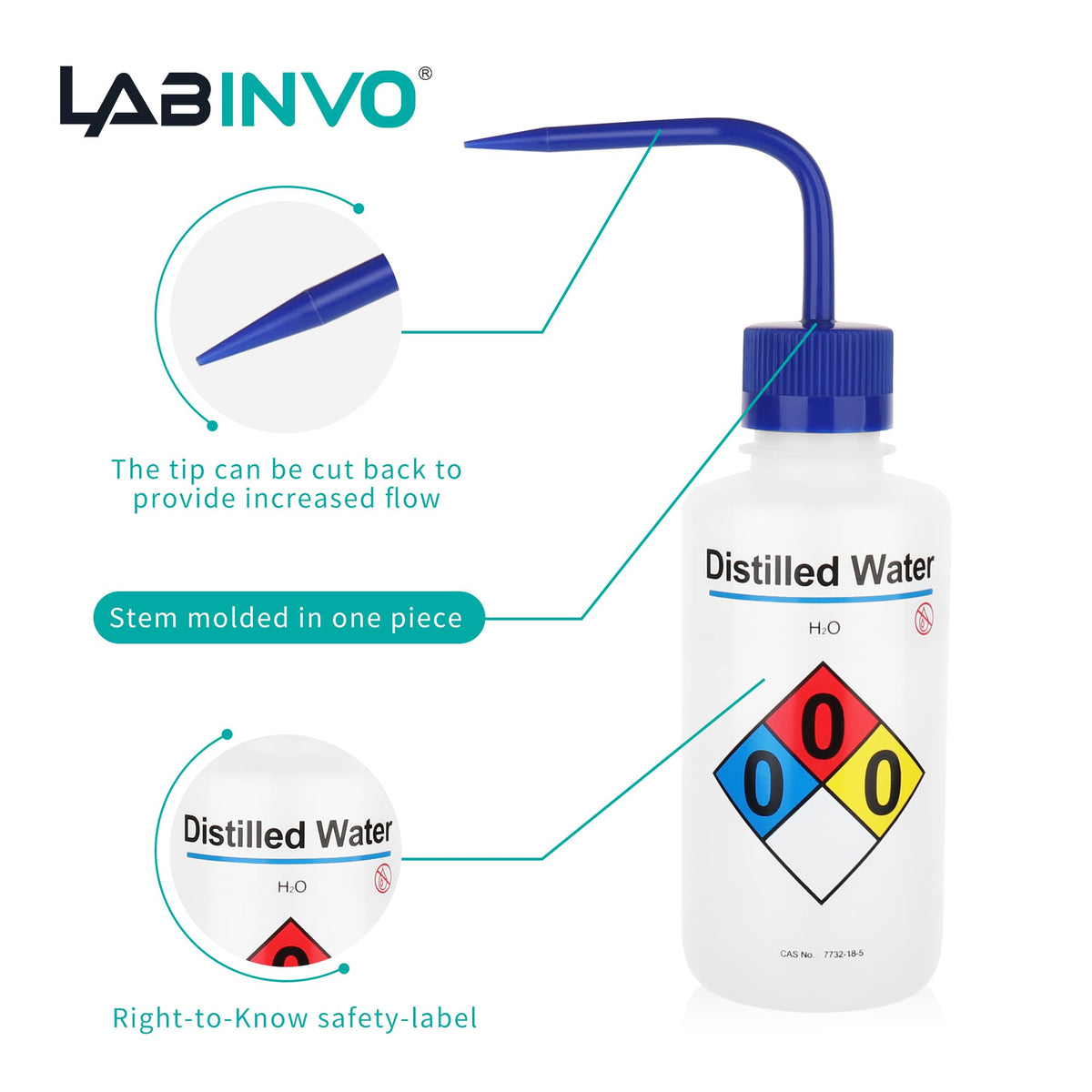 Distilled Water Wash Bottles