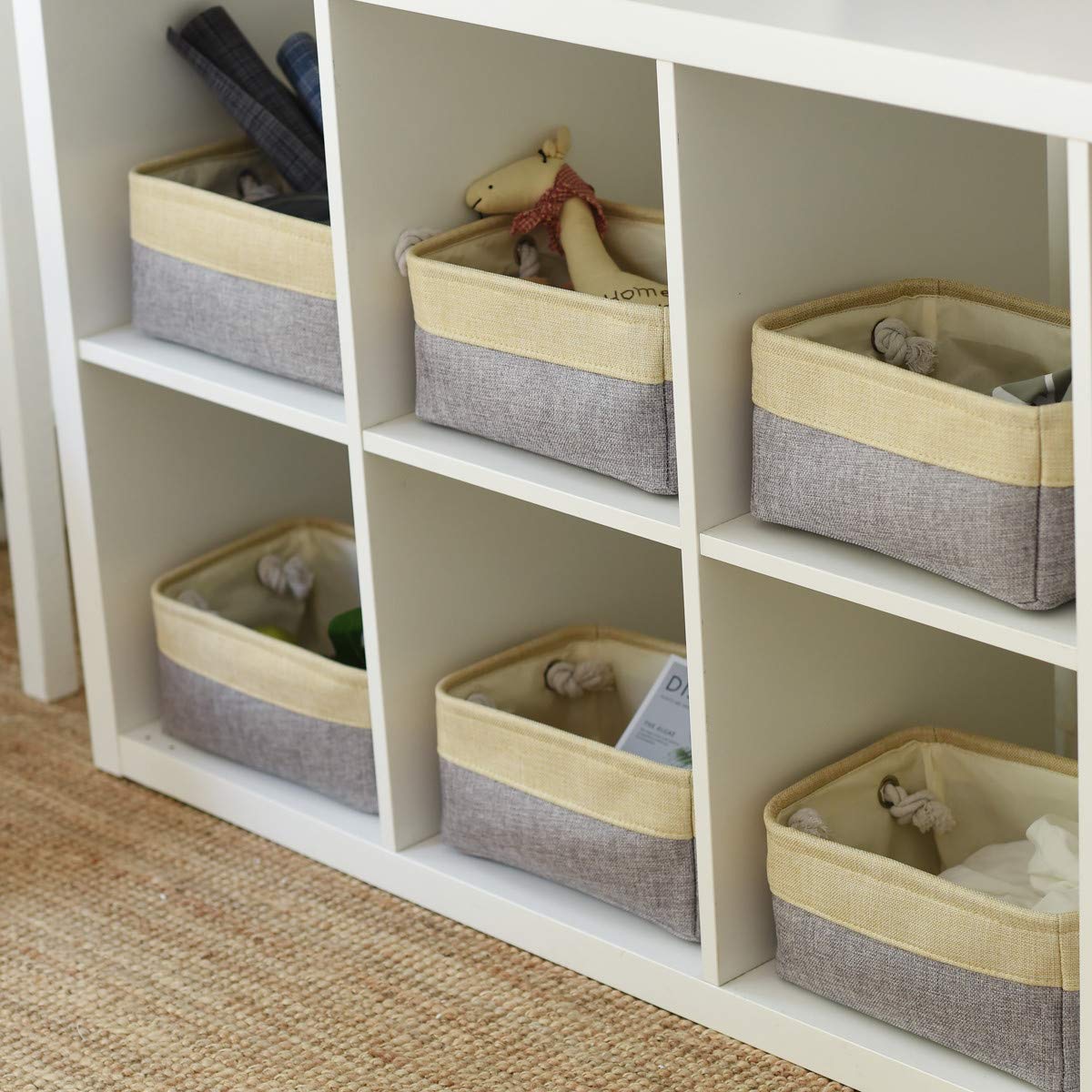 Storage Baskets for Organizing (6 Count)