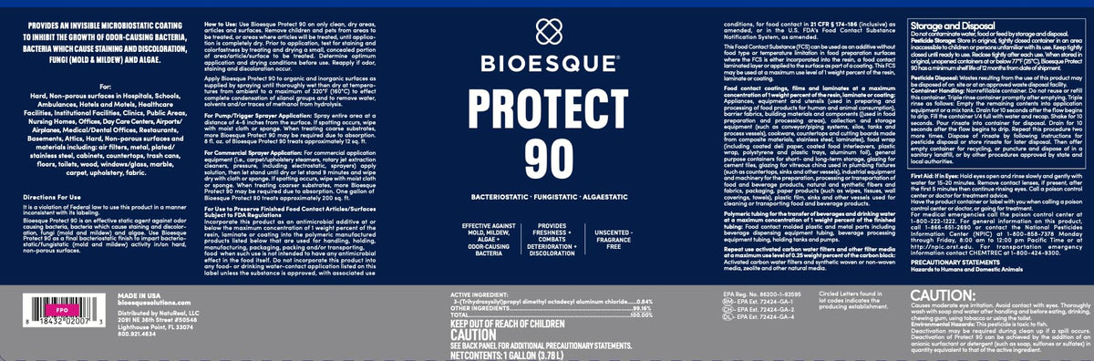 Protect 90 Bacteriostatic (512 Fl Oz)