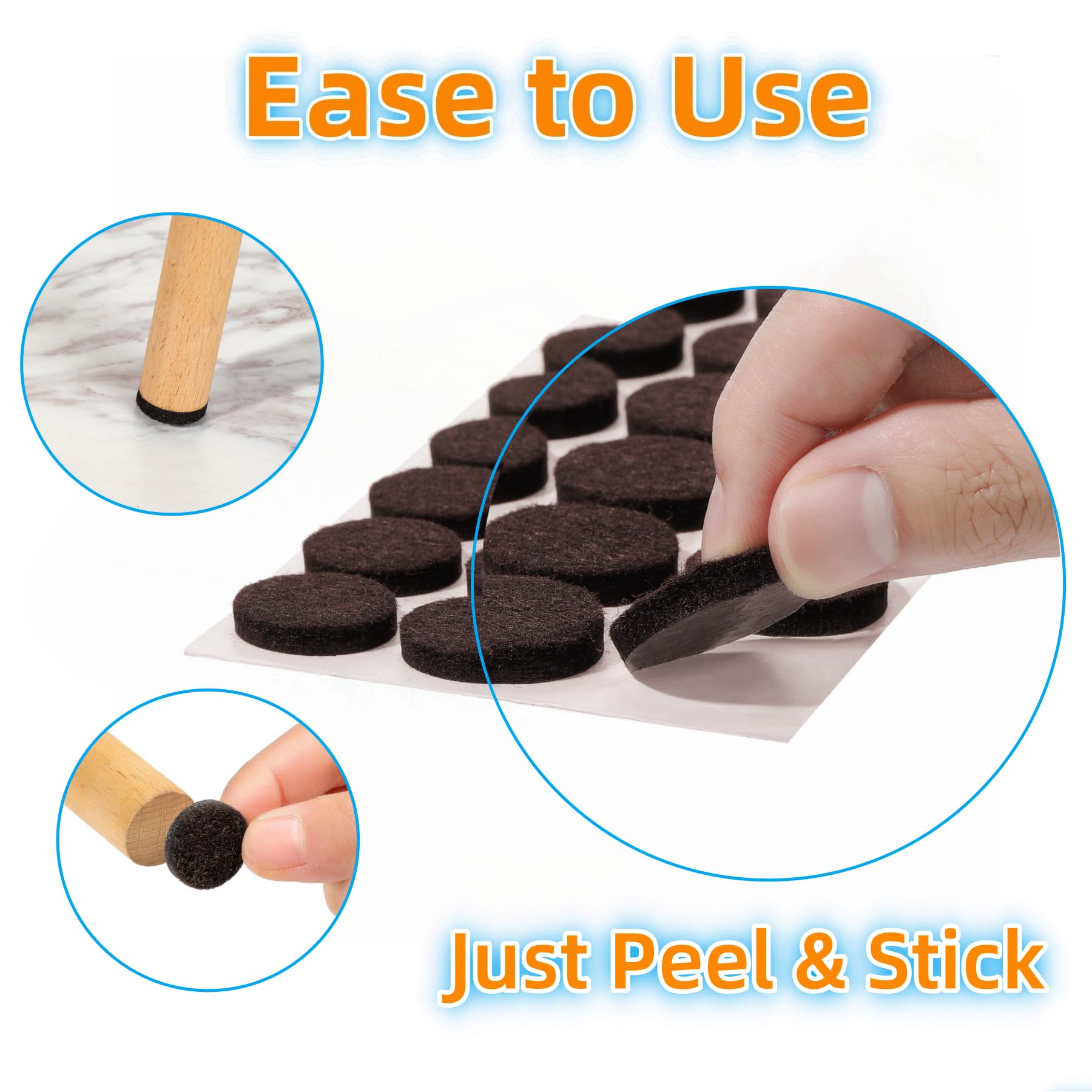 Felt Pads Small 3 (234 Count)