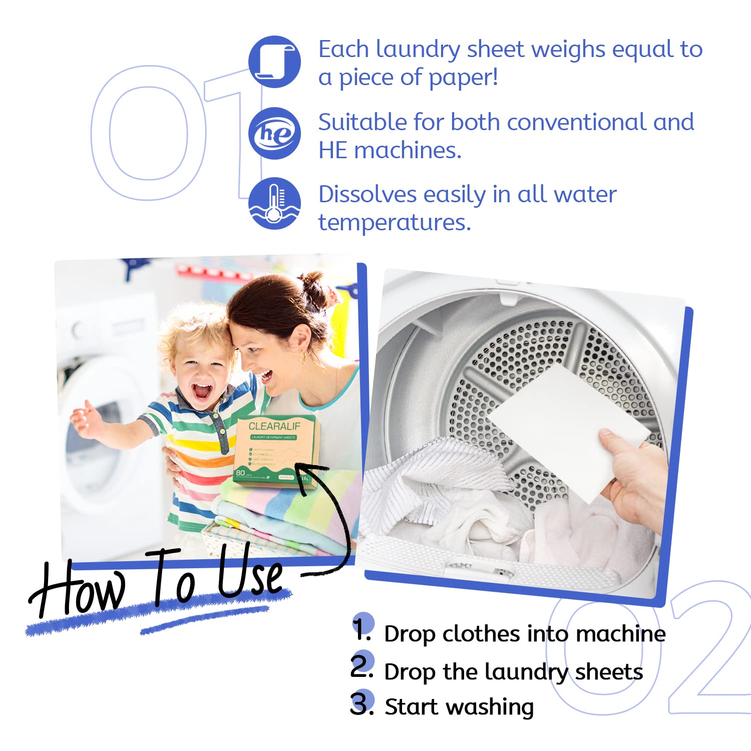Laundry Detergent Sheets (480 Count)