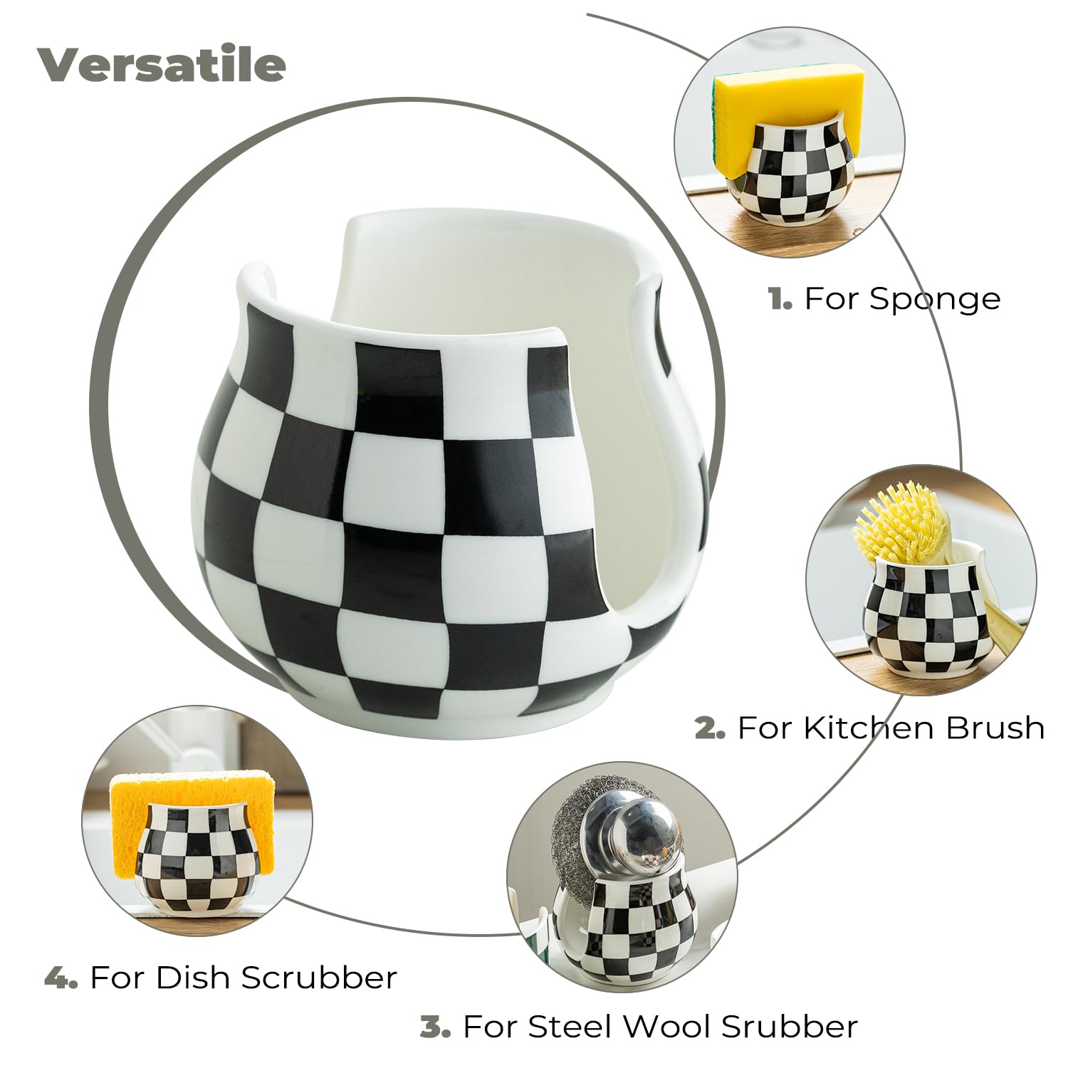 Sponge Holder for Kitchen Sink