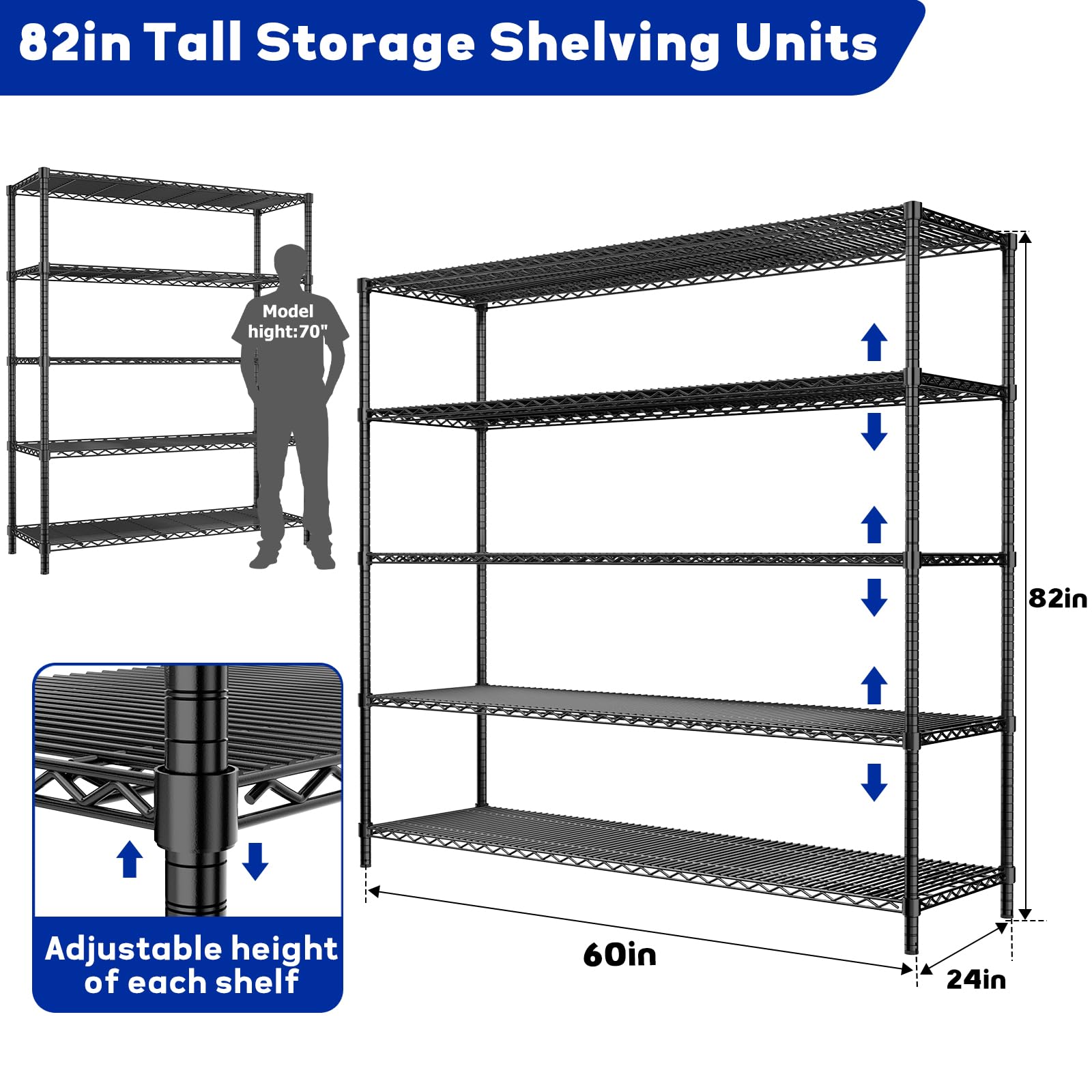 Storage Shelves (5 Count)