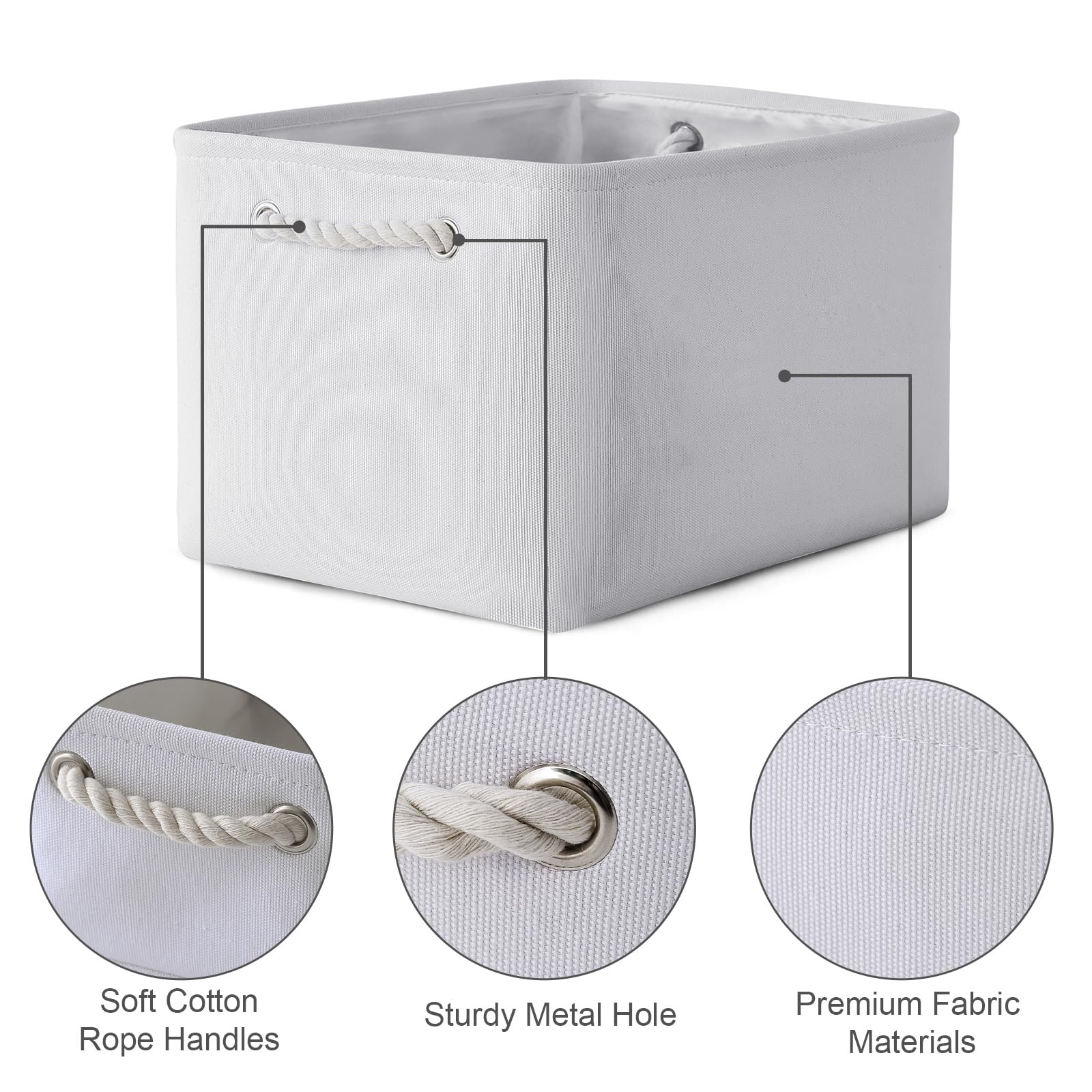 Storage Basket for Shelves (3 Count)