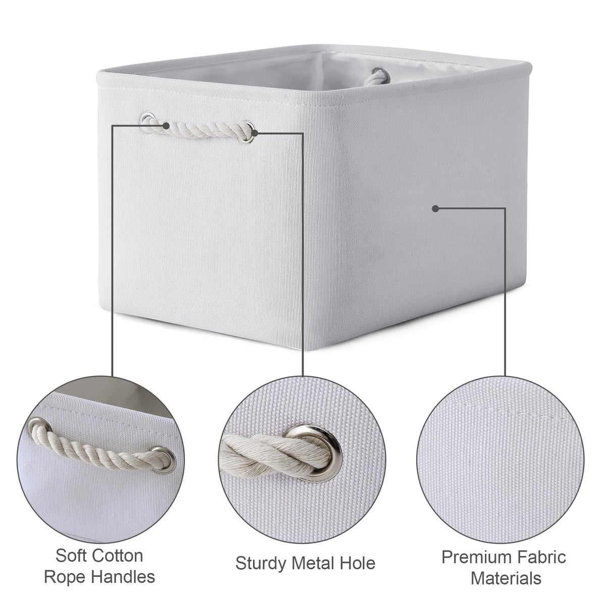 Storage Basket for Shelves (3 Count)