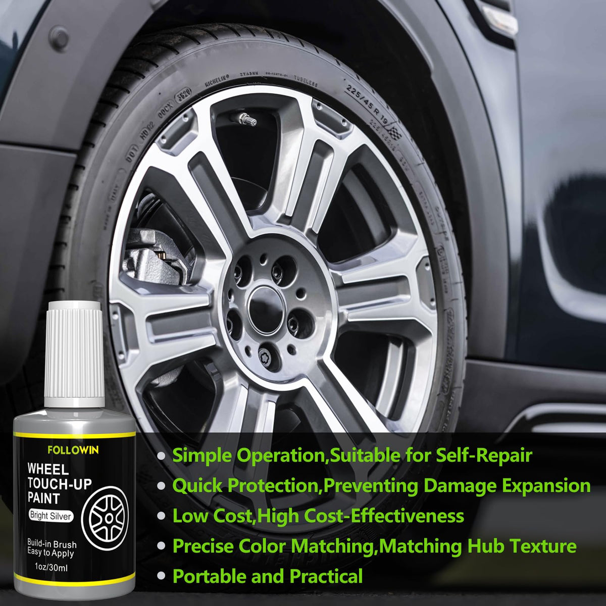Silver Rim Touch Up Paint