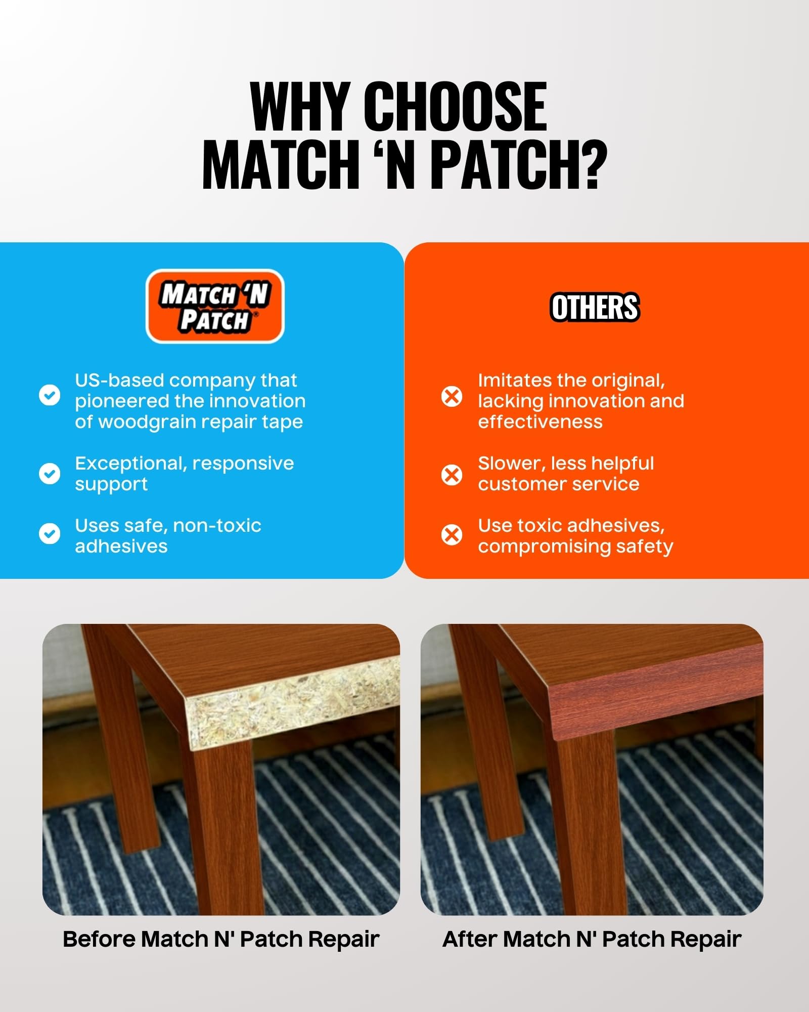 Wood Grain Repair Tape