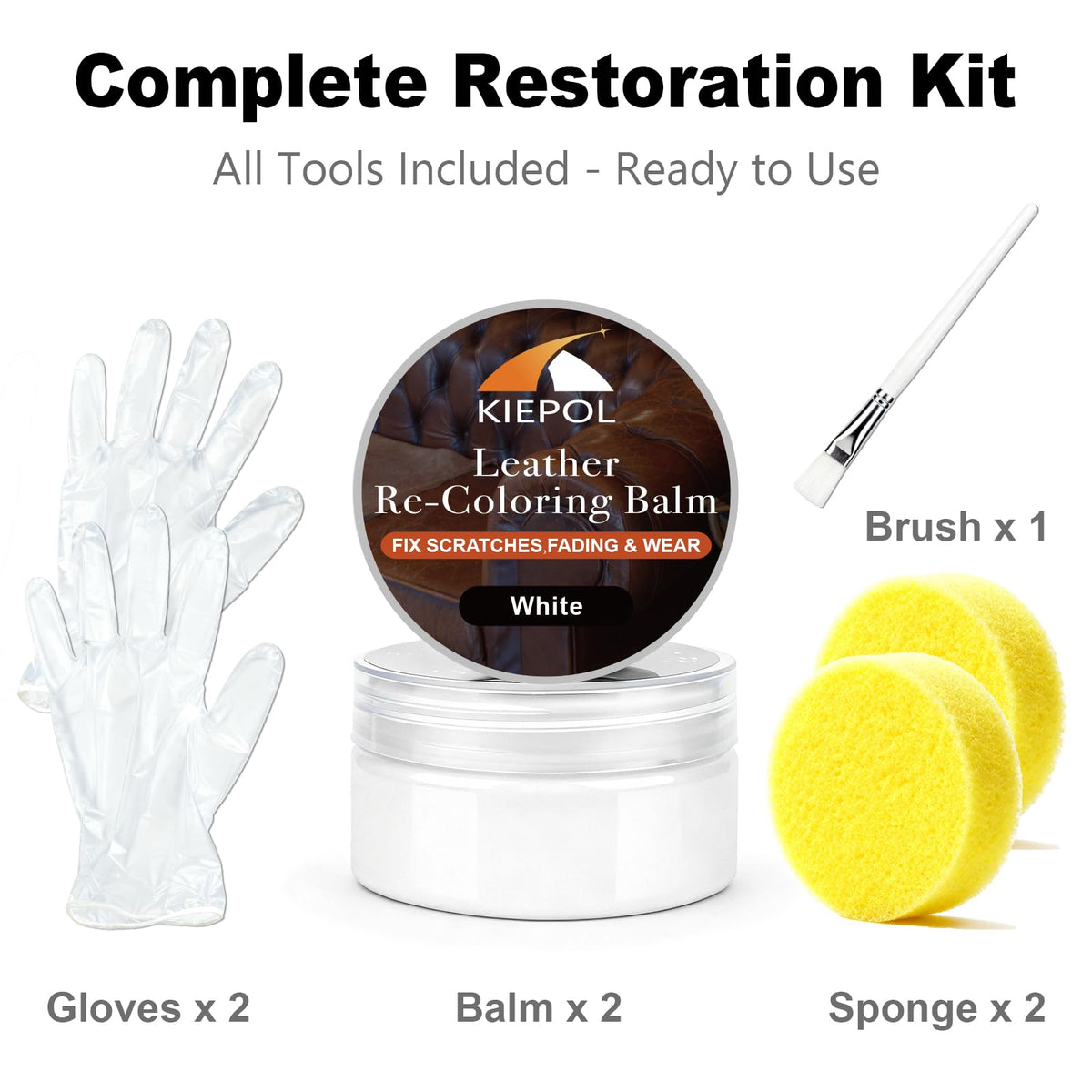 White Leather Repair Kit
