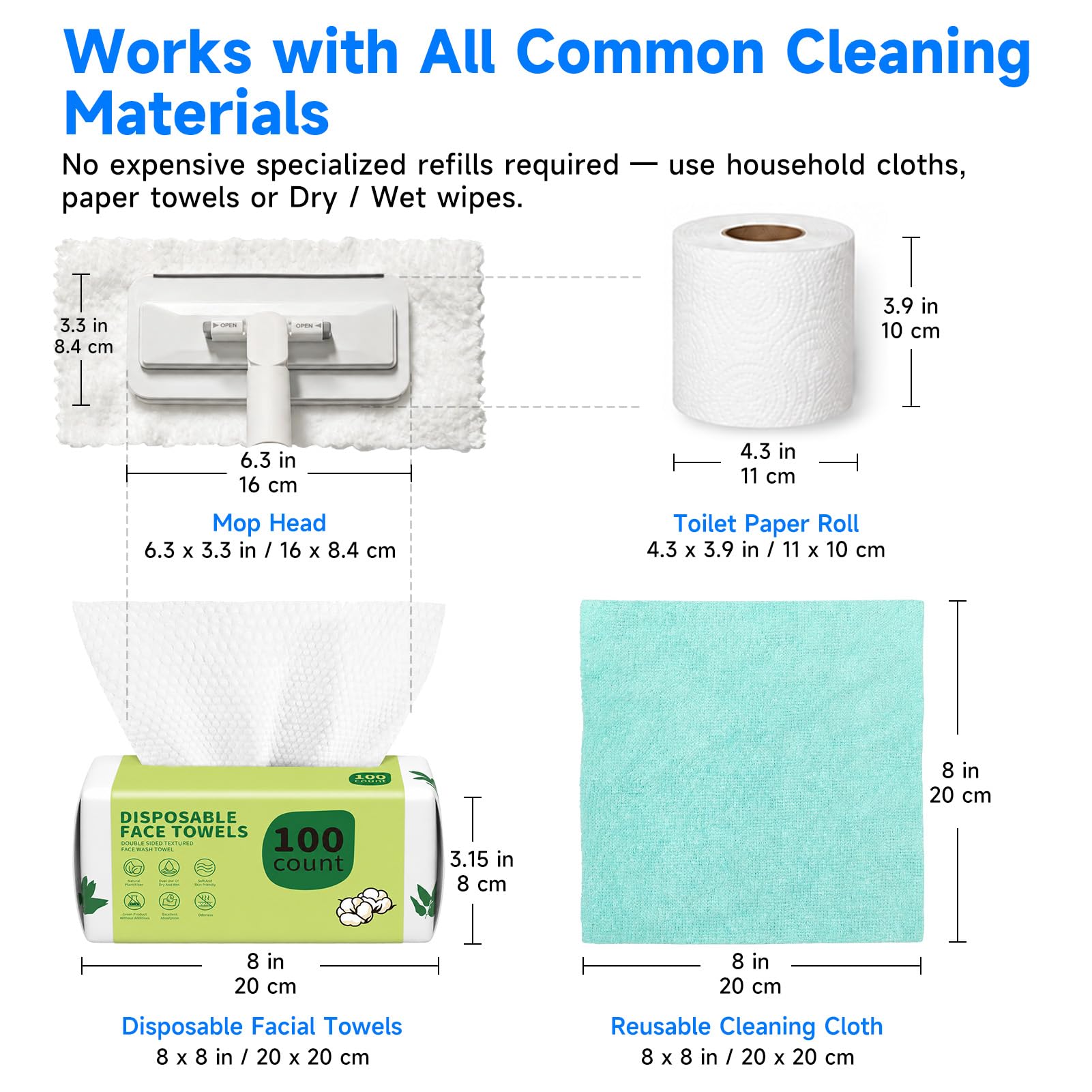 Mini Bathroom Spot Cleaning Mop