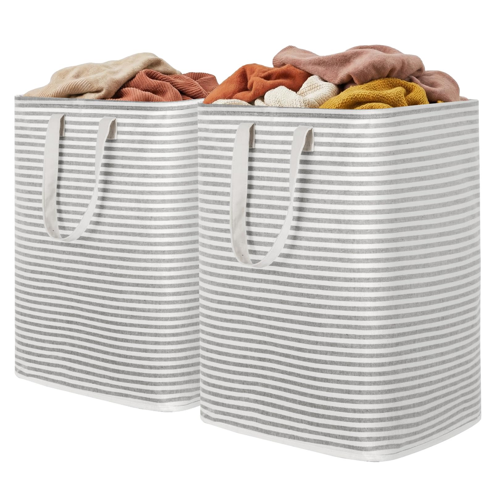 2 Pack Laundry Basket 90L Each (2 Count)