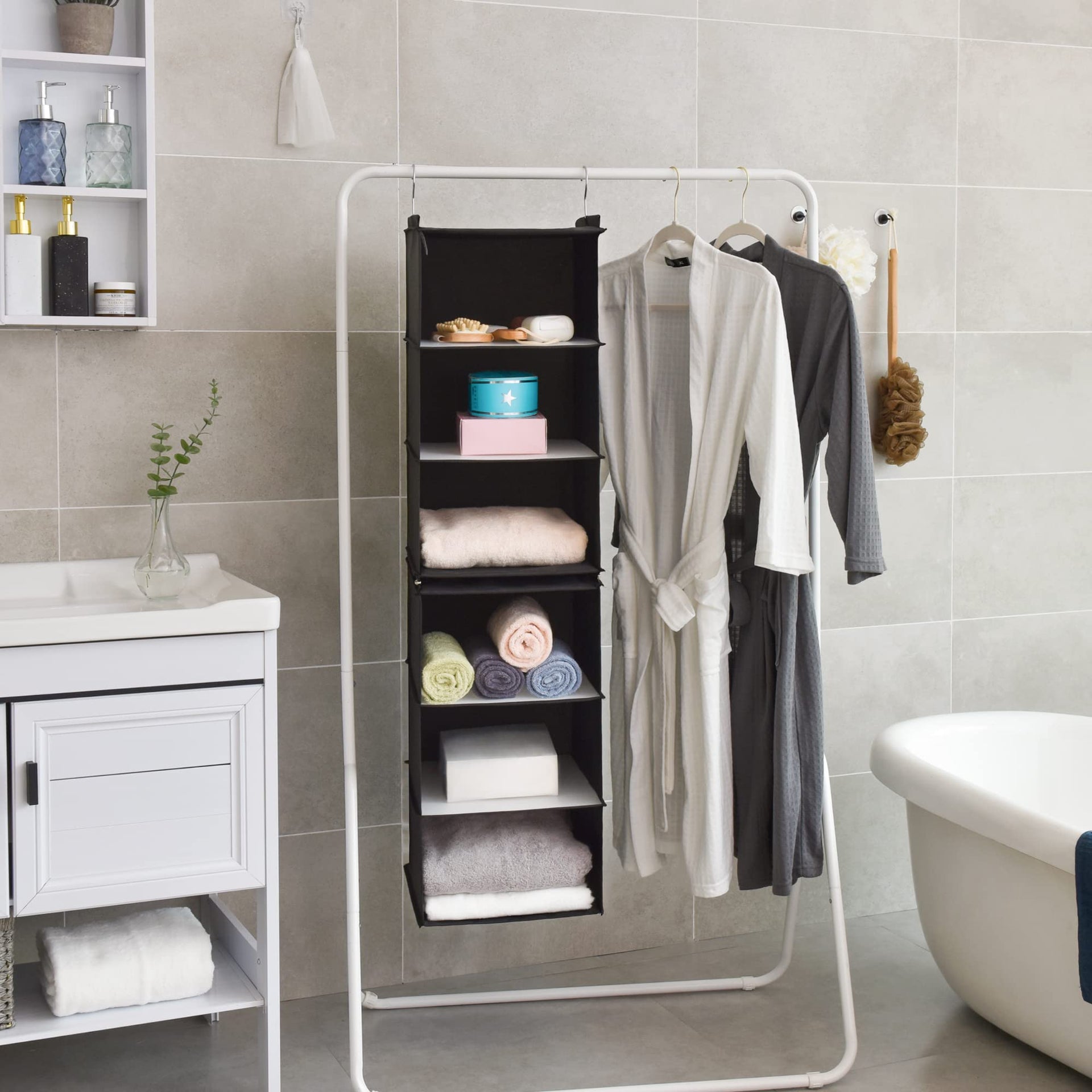 6 Shelf Hanging Closet Organizer