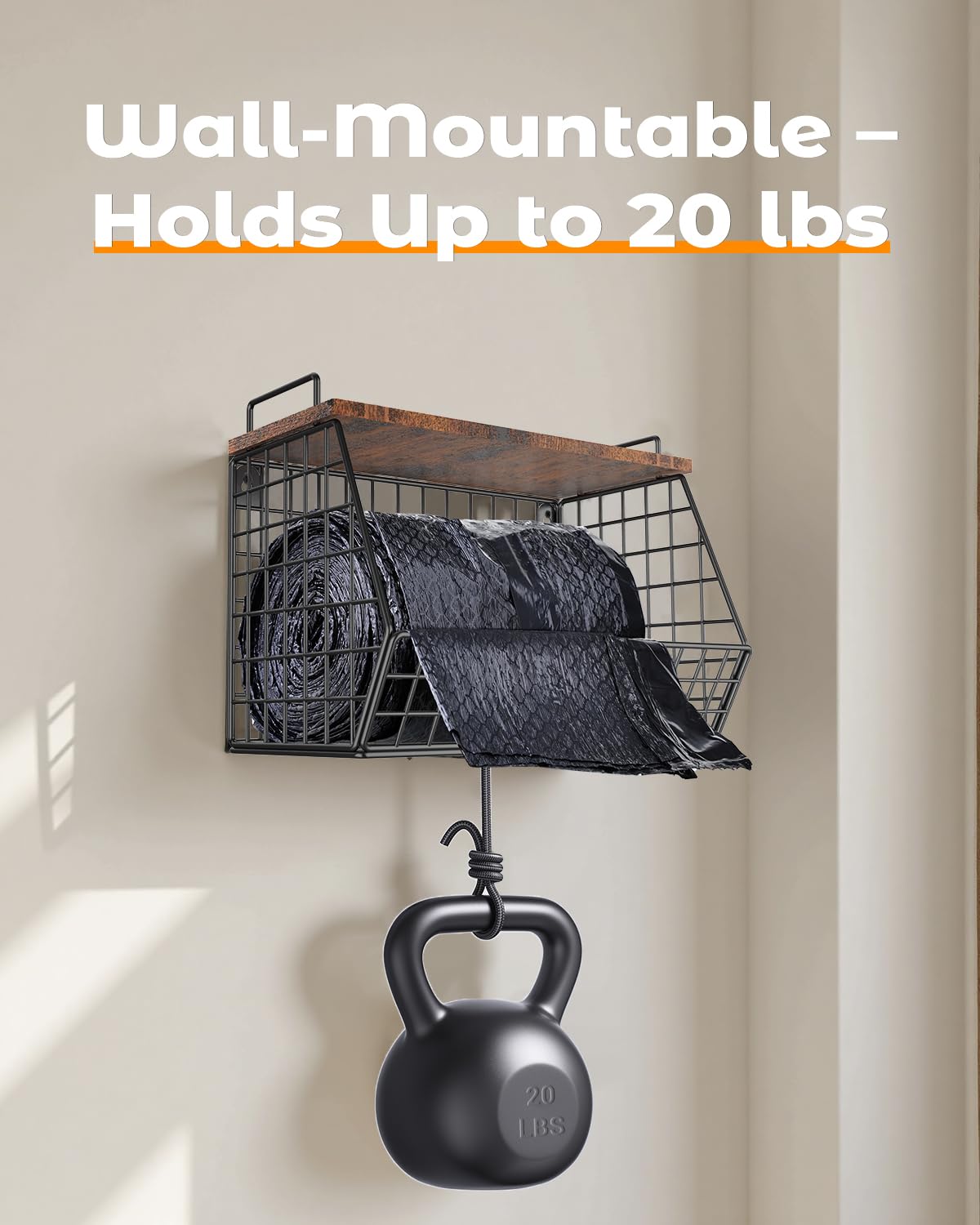 Extra Large Trash Bag Holder Under Sink