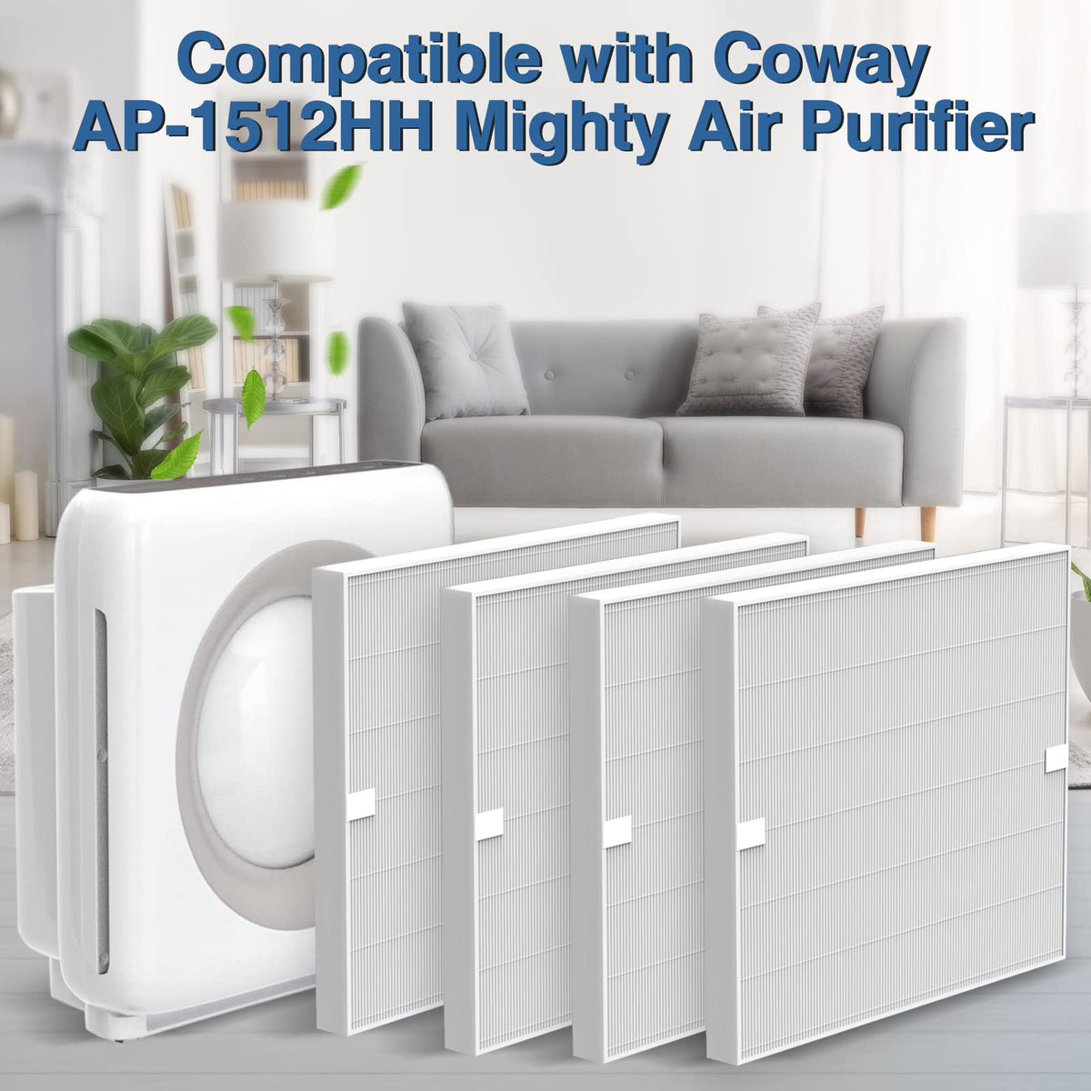 AP 1512HH Air Purifier Replacement Filter Set for Coway Airmega AP (4 Count)