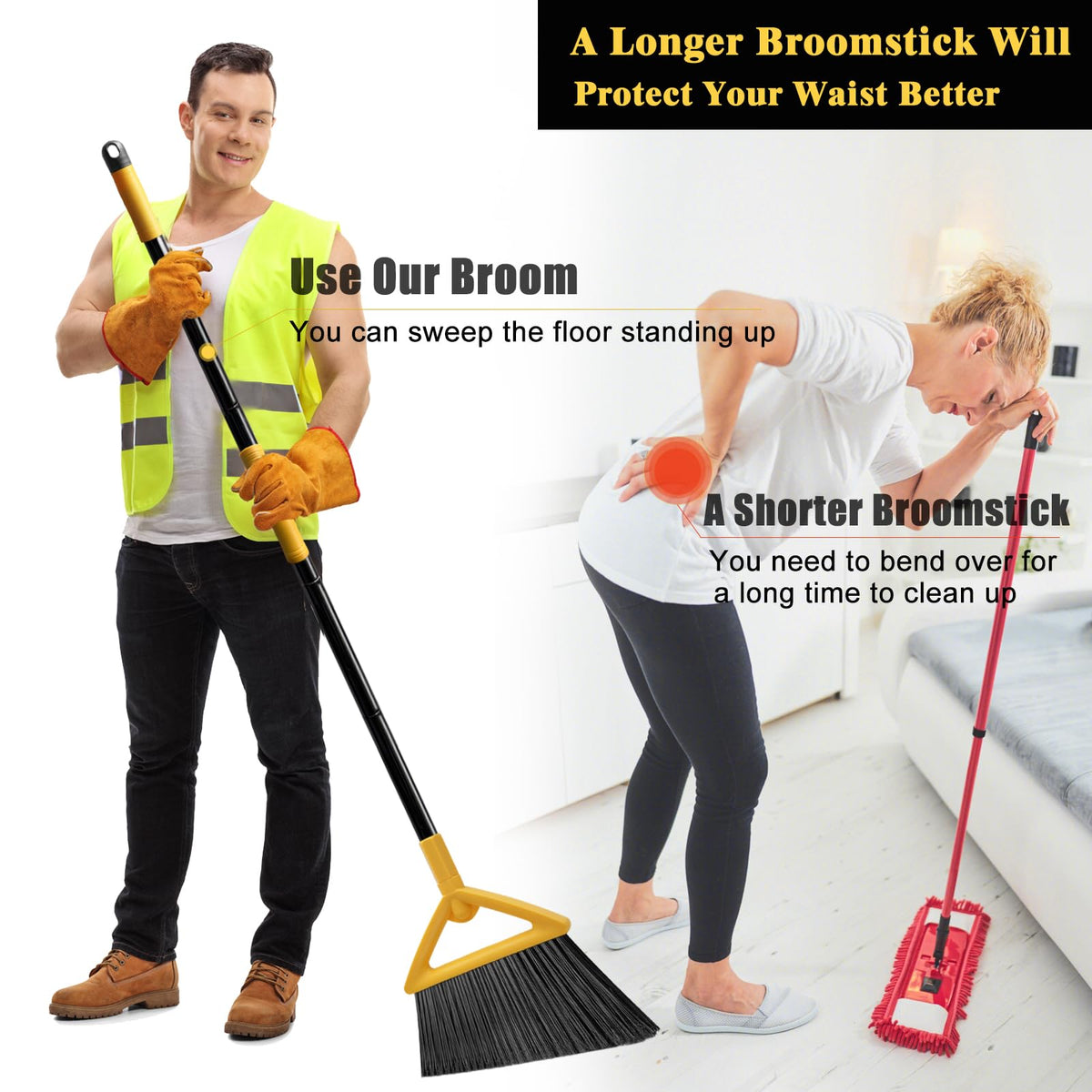 Heavy Duty Commercial Broom