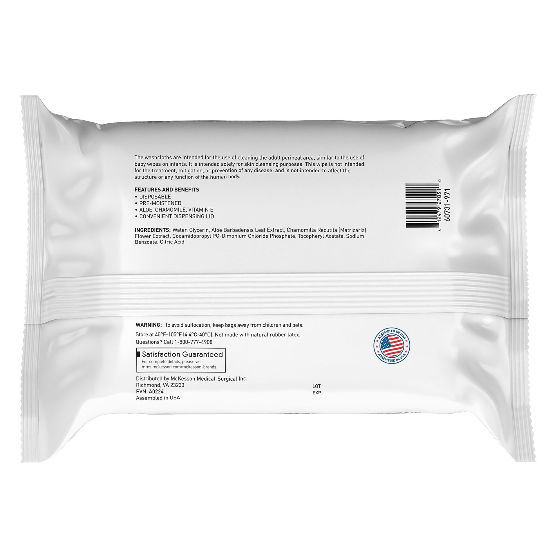 Washcloth Wipes (96 Count)