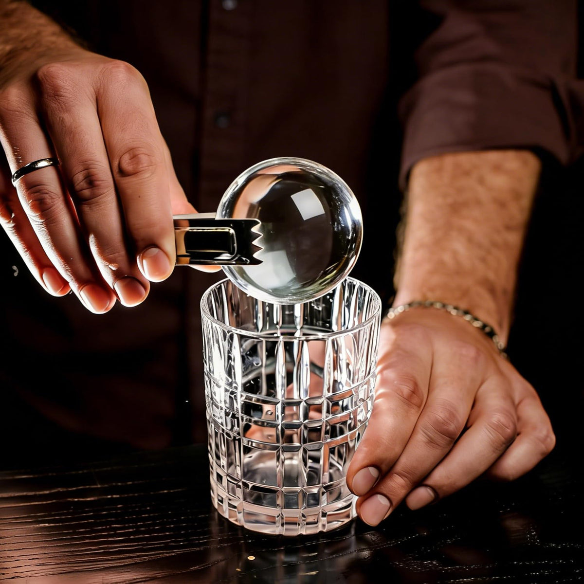 Clear Ice Ball Maker for Whiskey